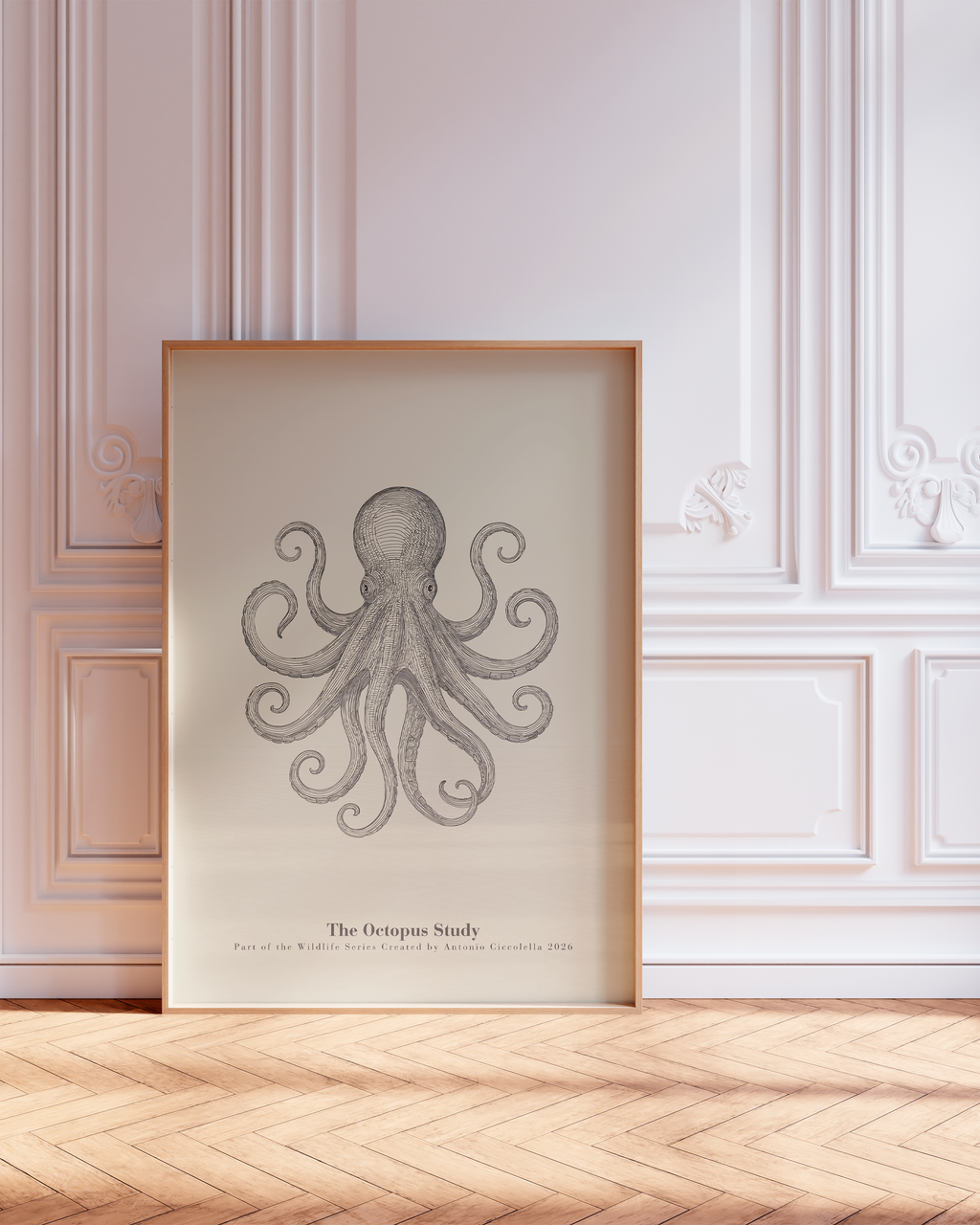 The Octopus Study | Vintage Octopus Fine Art Print