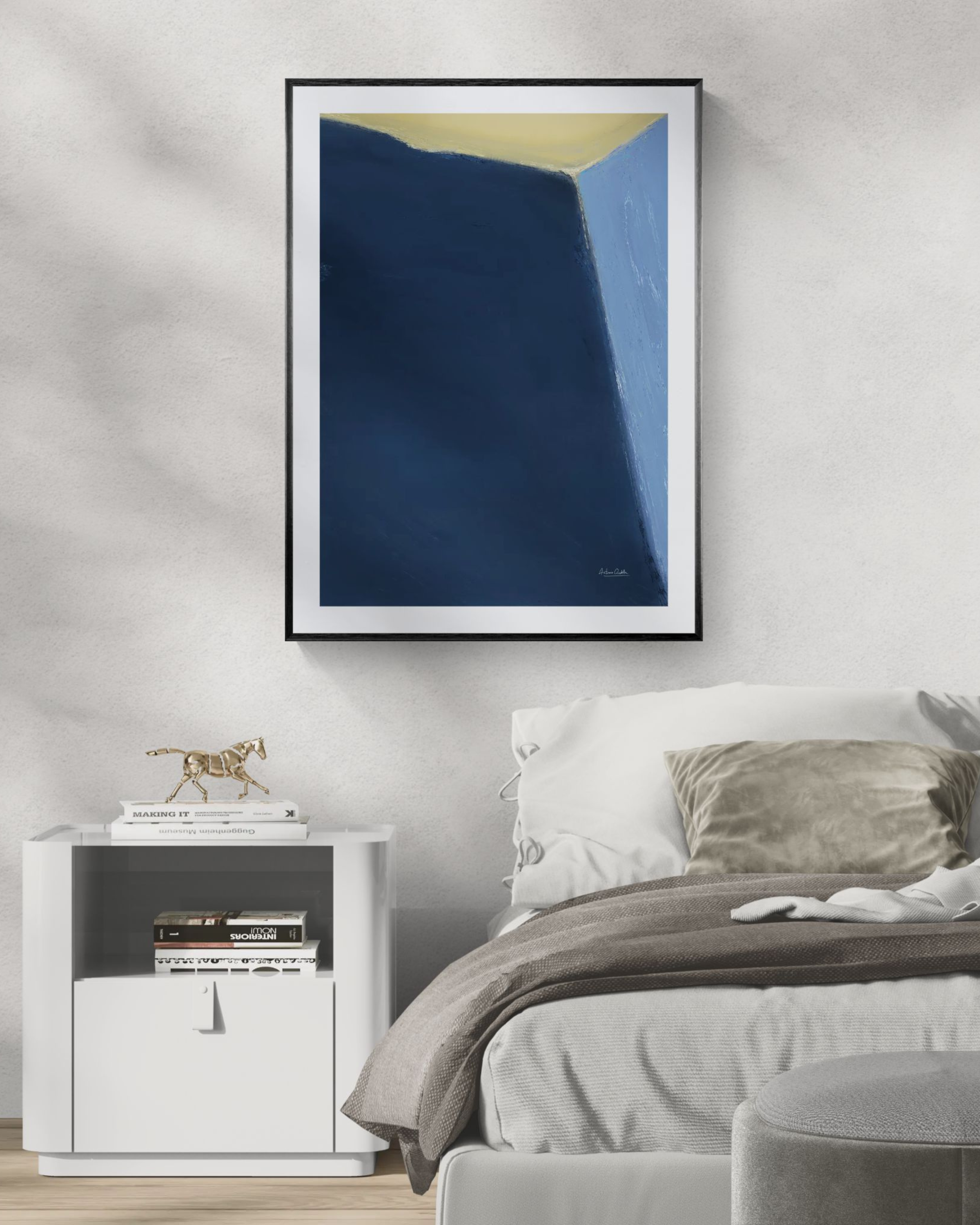 Held Between Tones I | Minimalist Abstract Fine Art Print