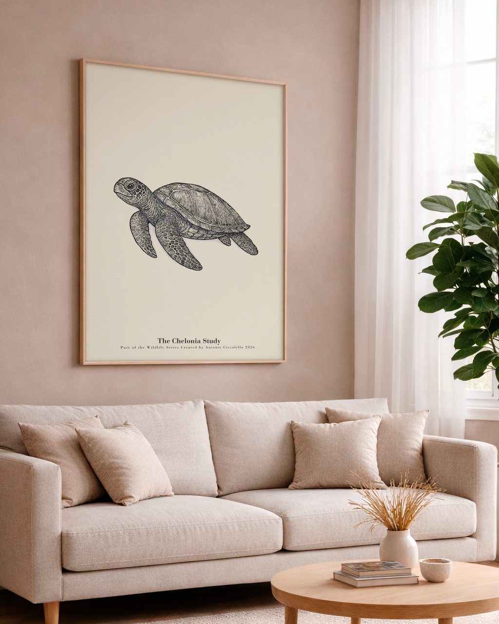 The Chelonia Study | Vintage Sea Turtle Fine Art Print