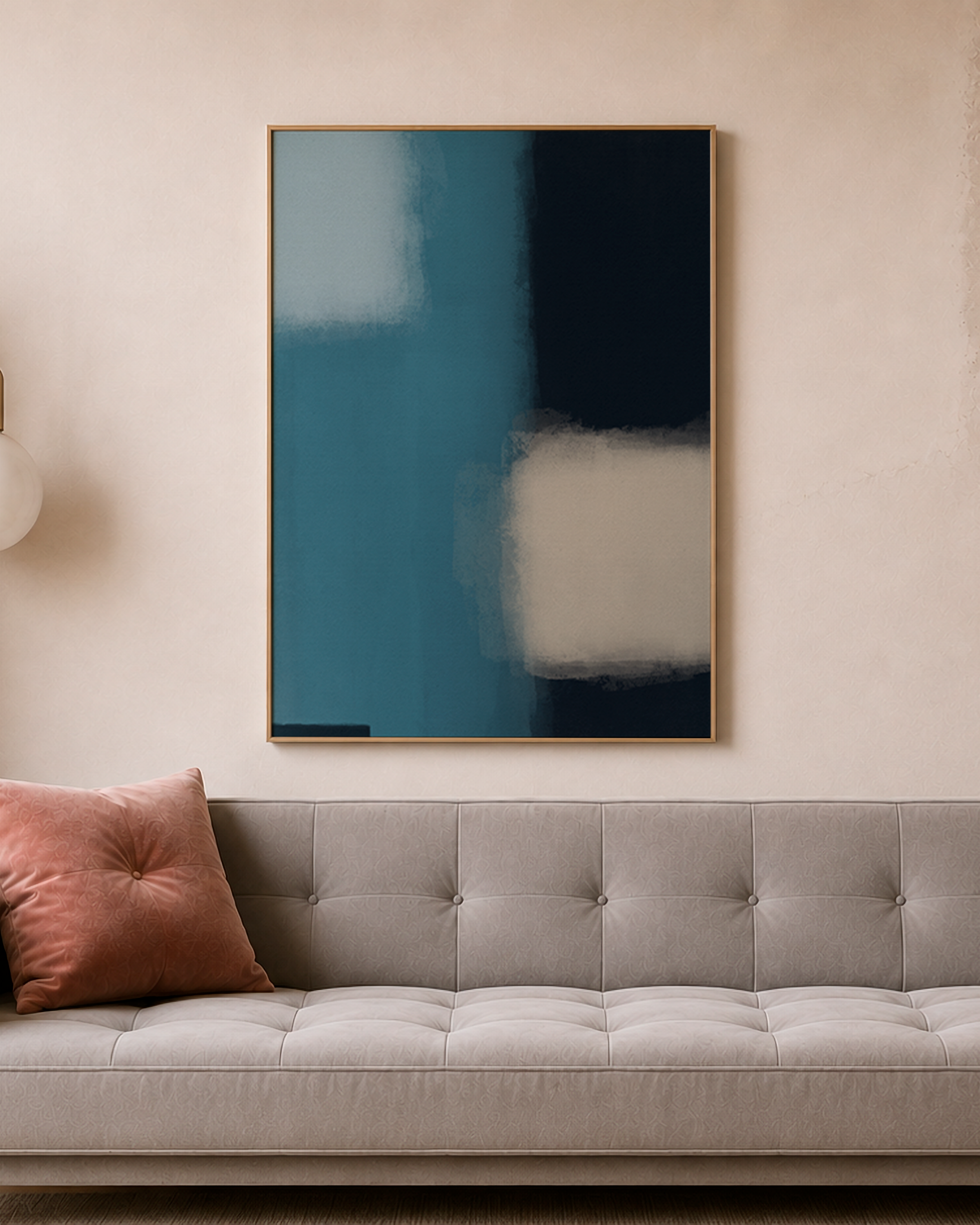 Held Structure | Minimalist Abstract Fine Art Print