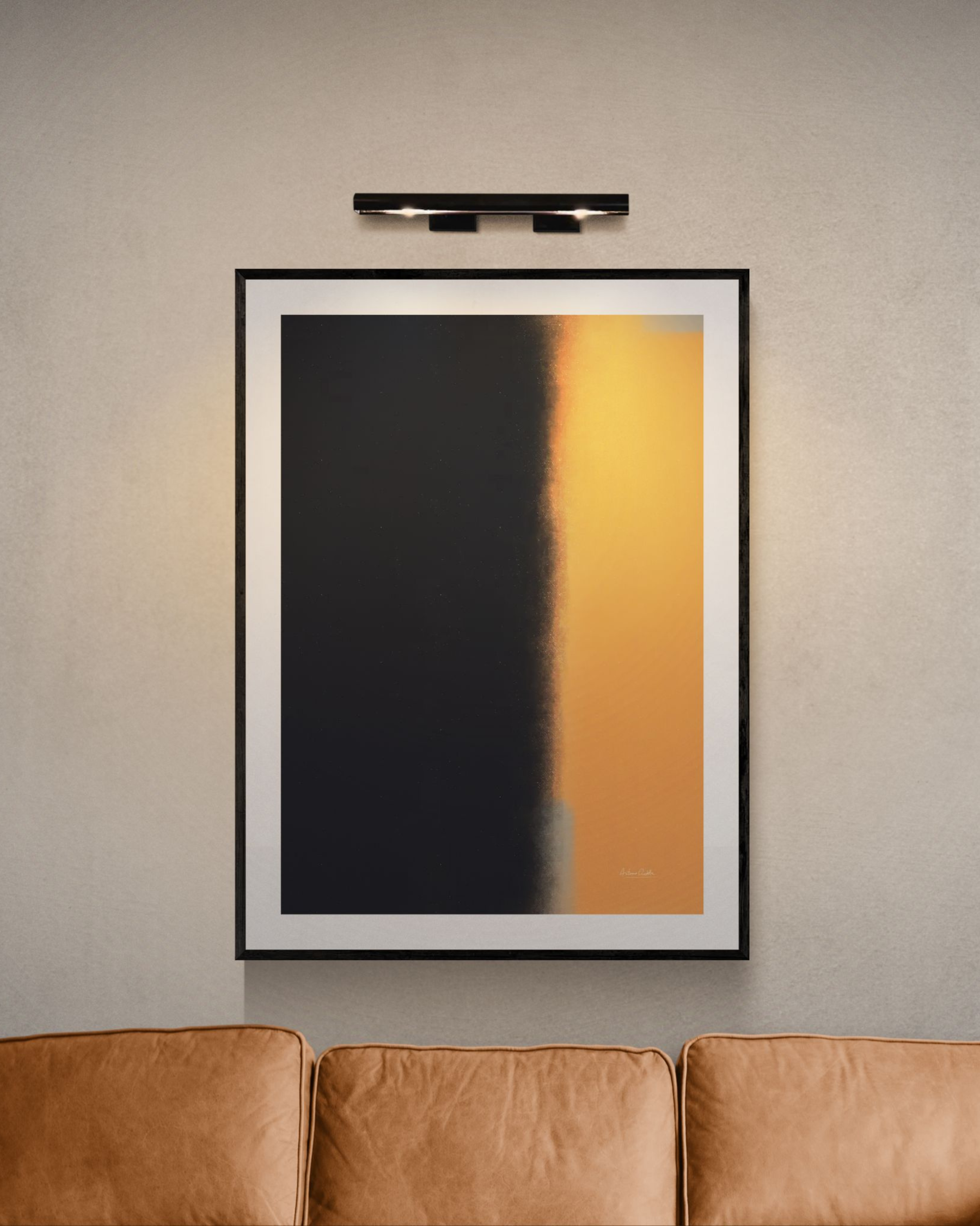 Obsidian Echo | Minimalist Abstract Fine Art Print