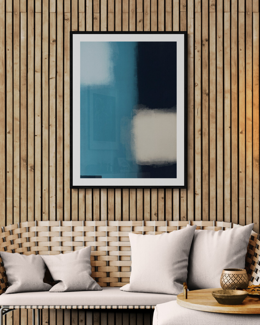 Held Structure | Minimalist Abstract Fine Art Print