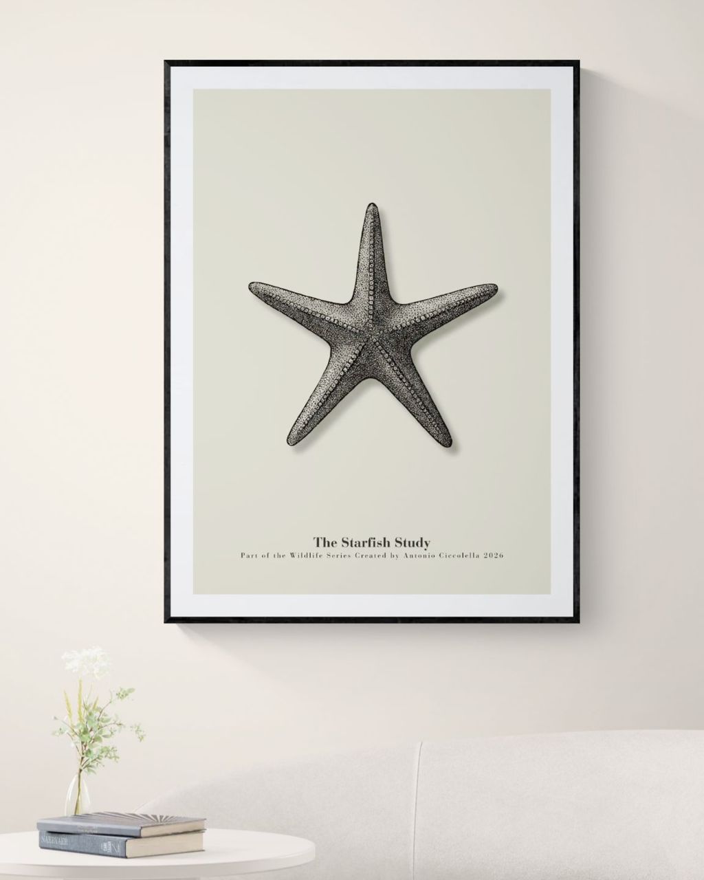 The Starfish Study | Vintage Starfish Fine Art Print