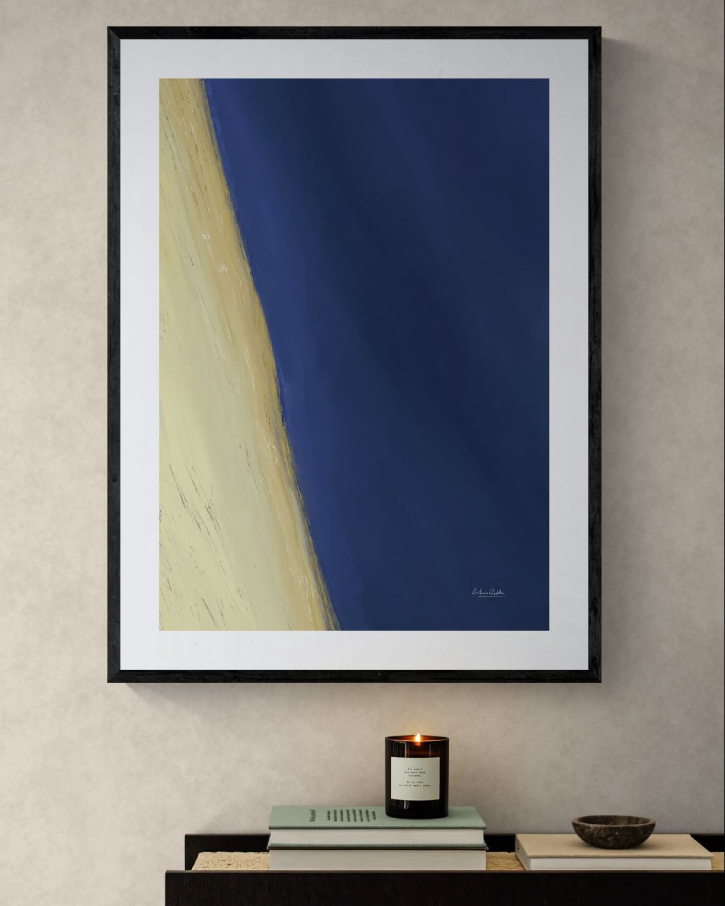 Held Between Tones III | Minimalist Abstract Fine Art Print