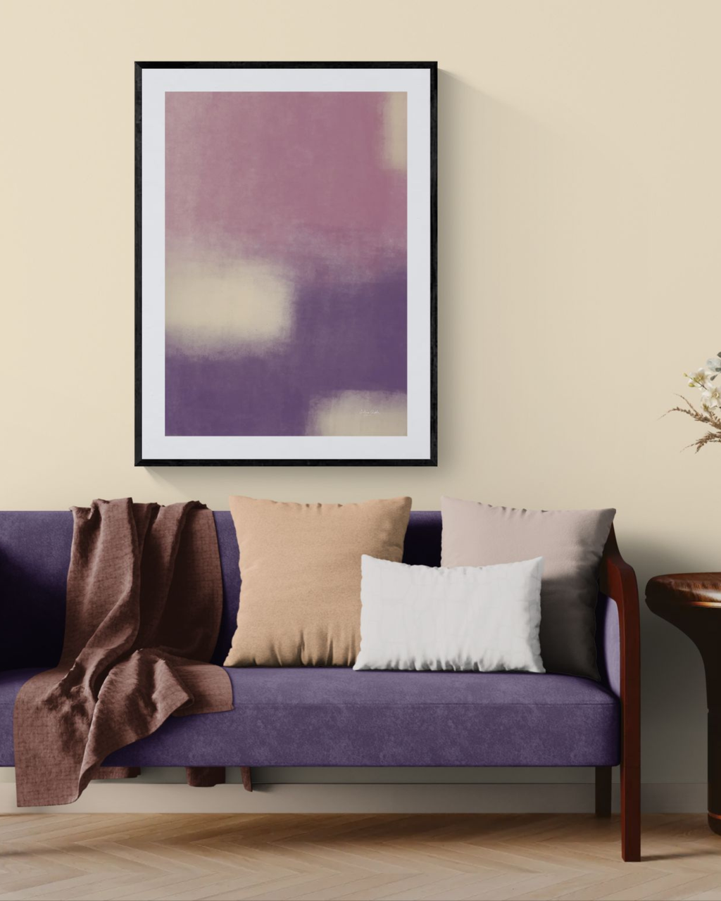 Violet Haze | Minimalist Abstract Fine Art Print