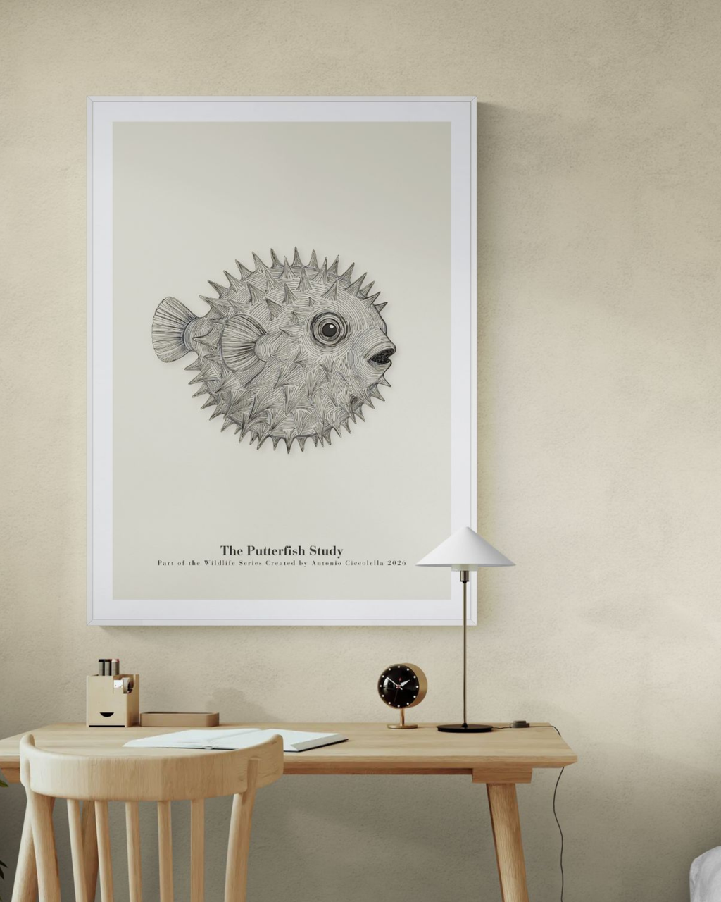 The Pufferfish Study | Vintage Pufferfish Fine Art Print