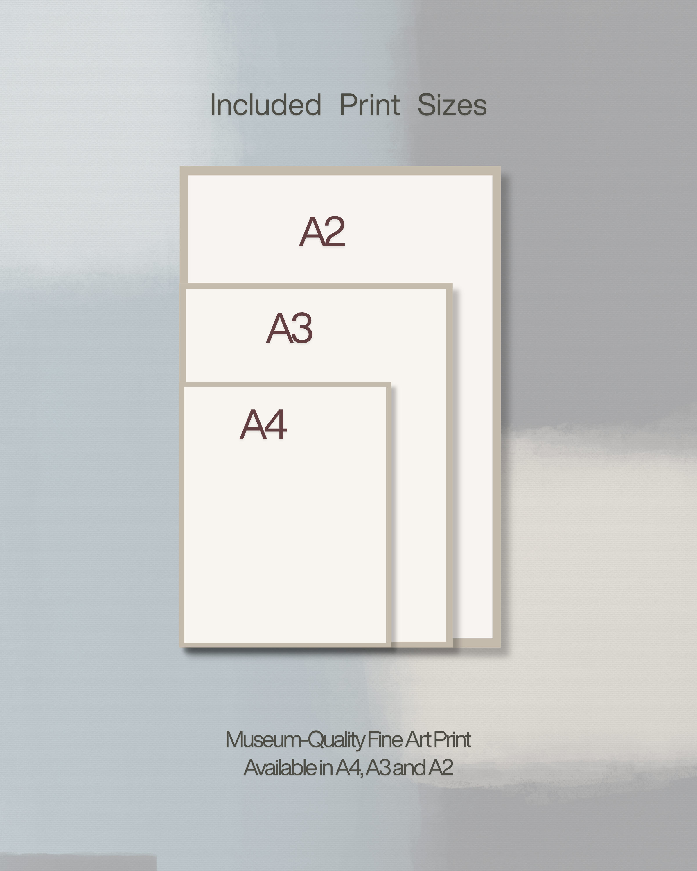 Held Structure | Minimalist Abstract Fine Art Print
