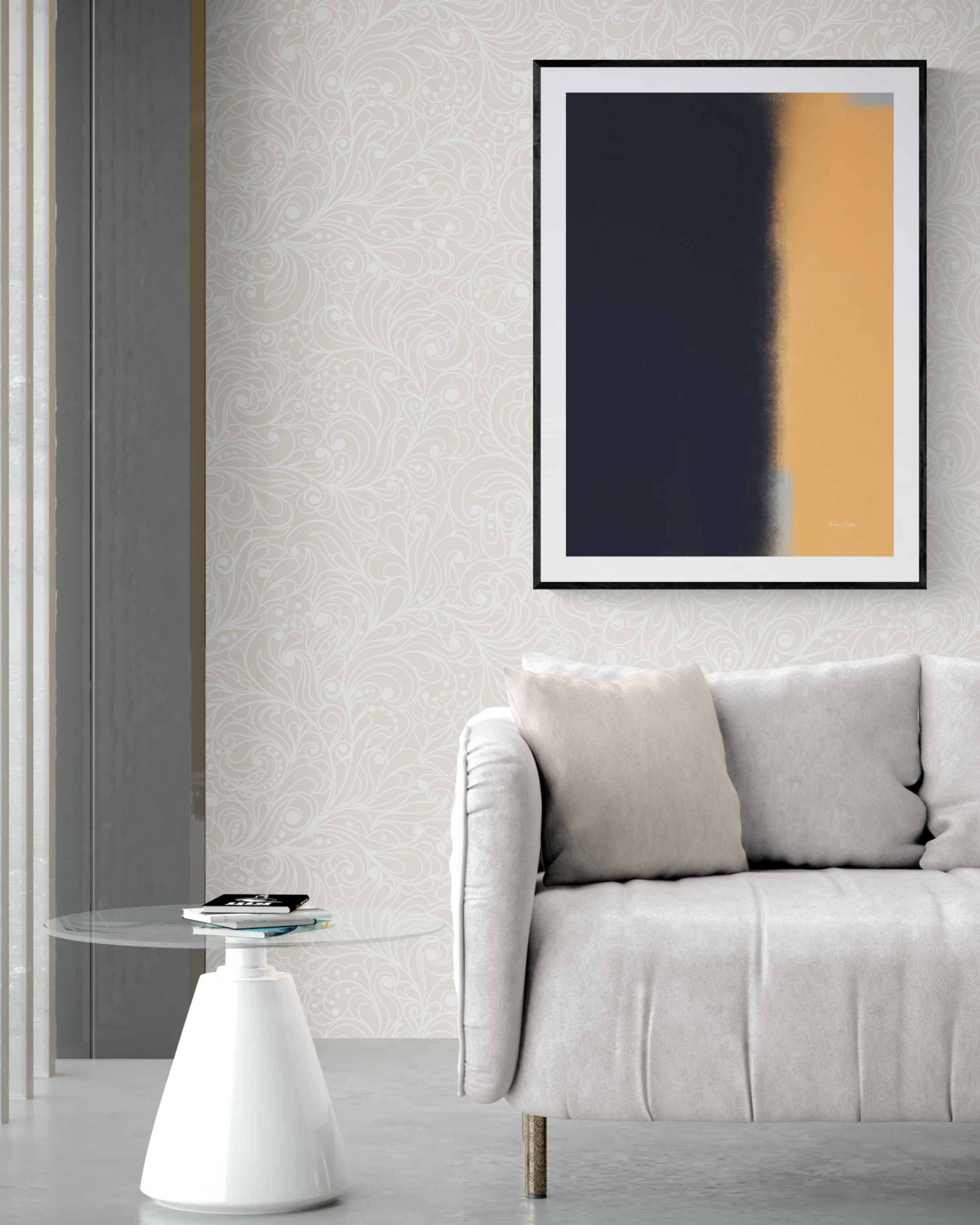 Obsidian Echo | Minimalist Abstract Fine Art Print