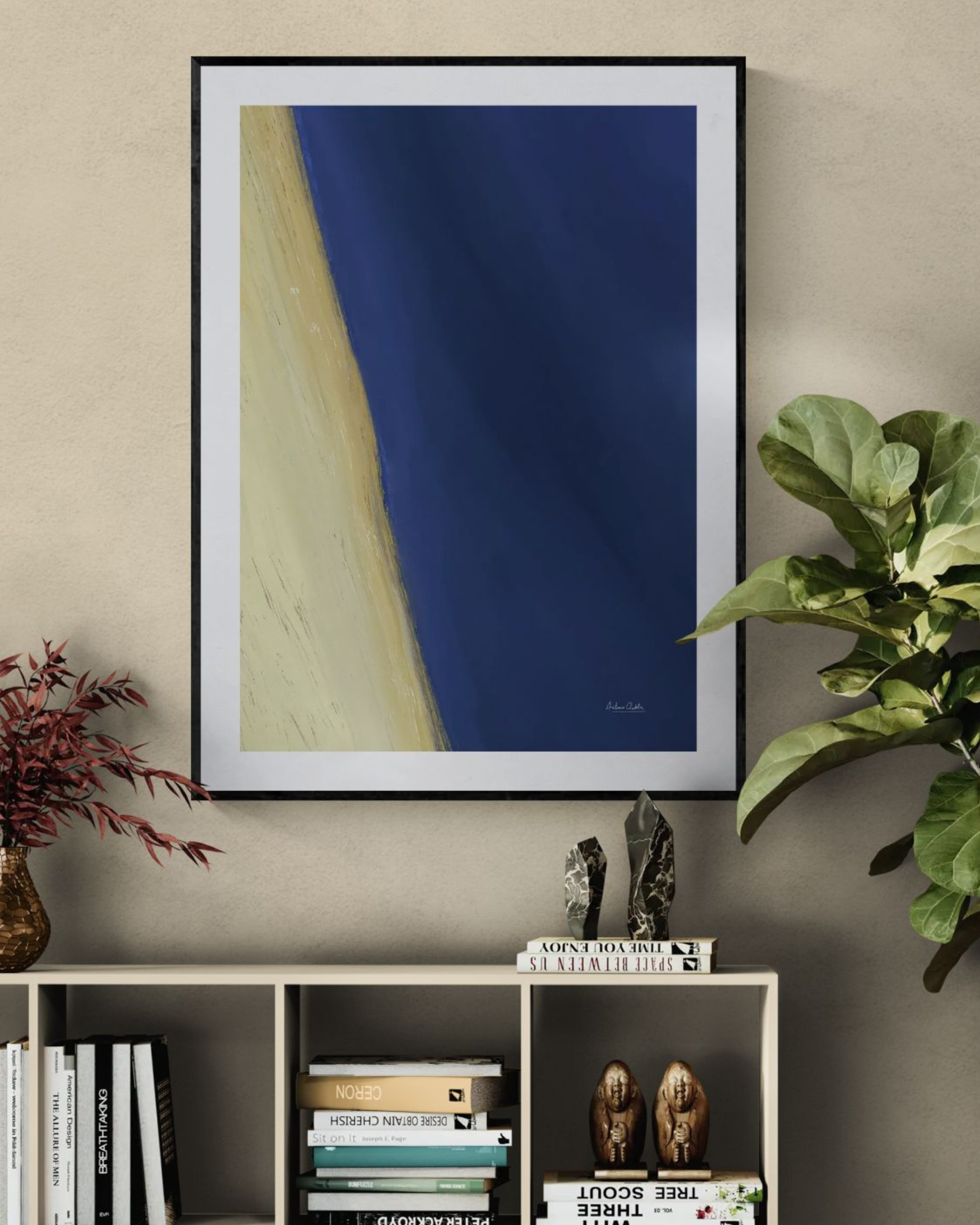 Held Between Tones III | Minimalist Abstract Fine Art Print