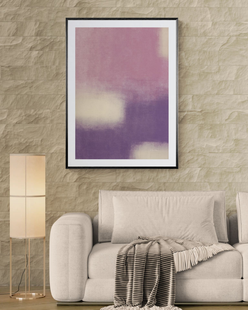 Violet Haze | Minimalist Abstract Fine Art Print