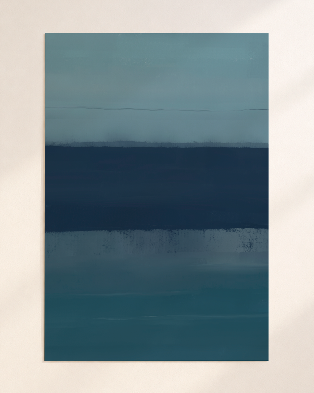 Slate Horizon | Gallery Paper Minimalist Abstract Wall Art