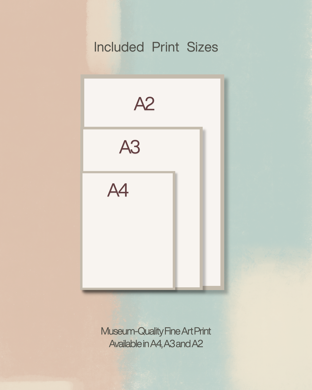 Moss & Rust | Minimalist Abstract Fine Art Print