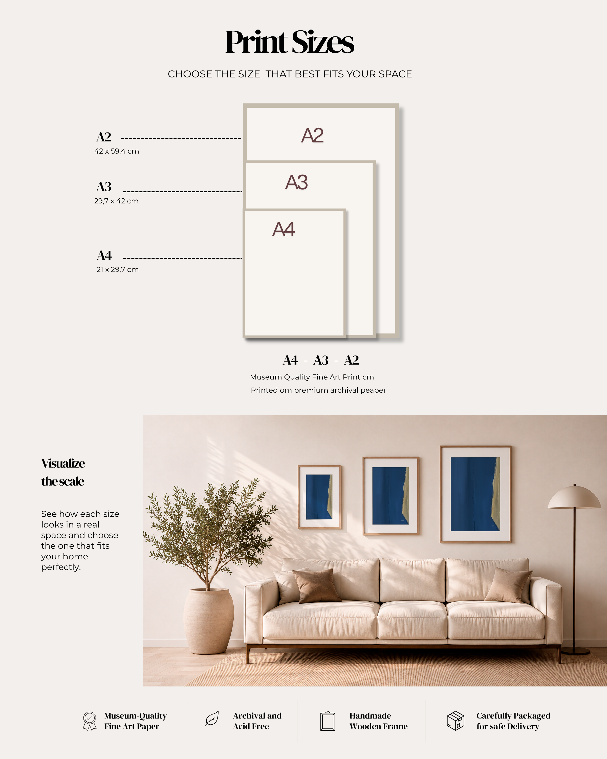 Held Between Tones II | Minimalist Abstract Fine Art Print