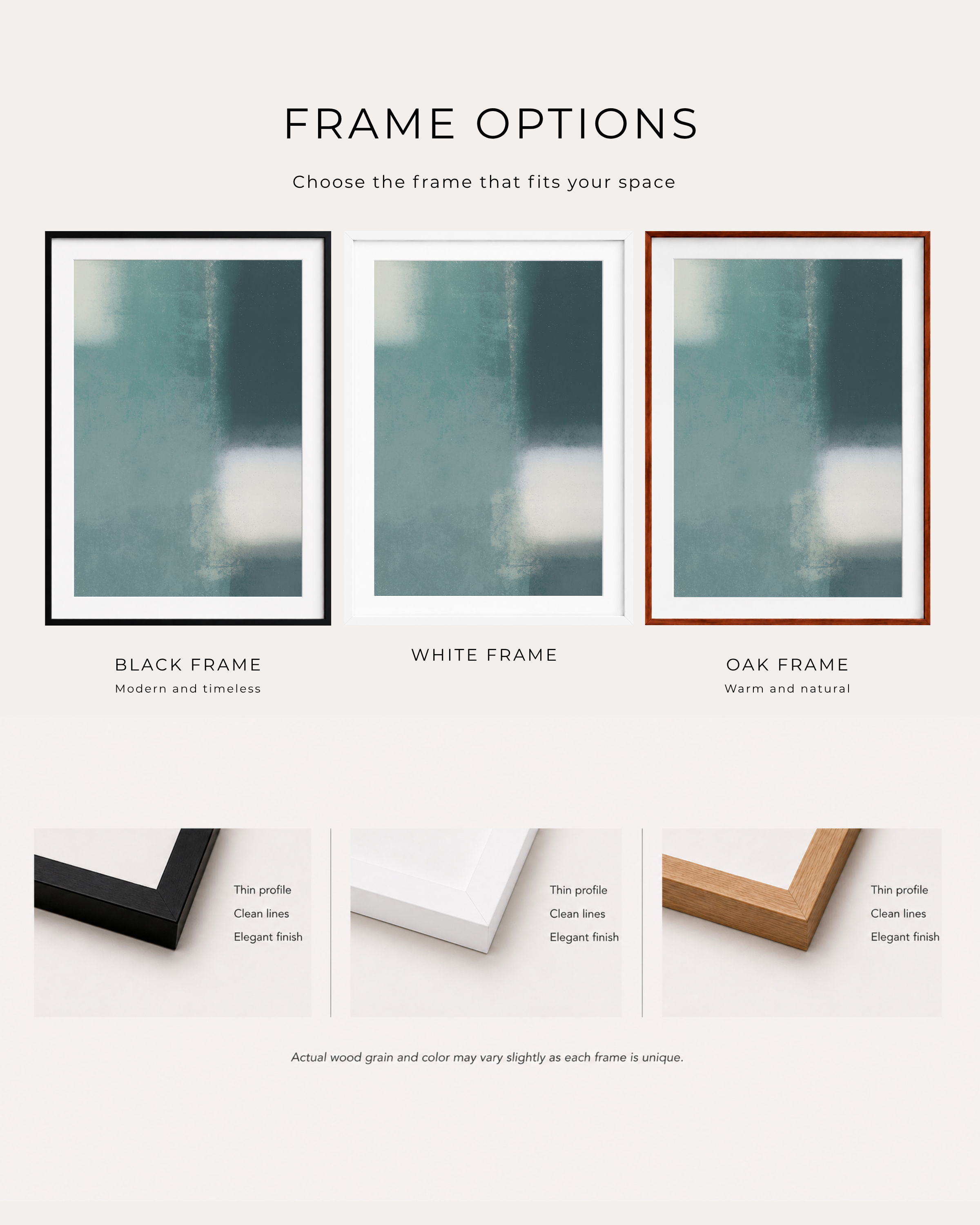 Acqua Mist | Minimalist Abstract Fine Art Print