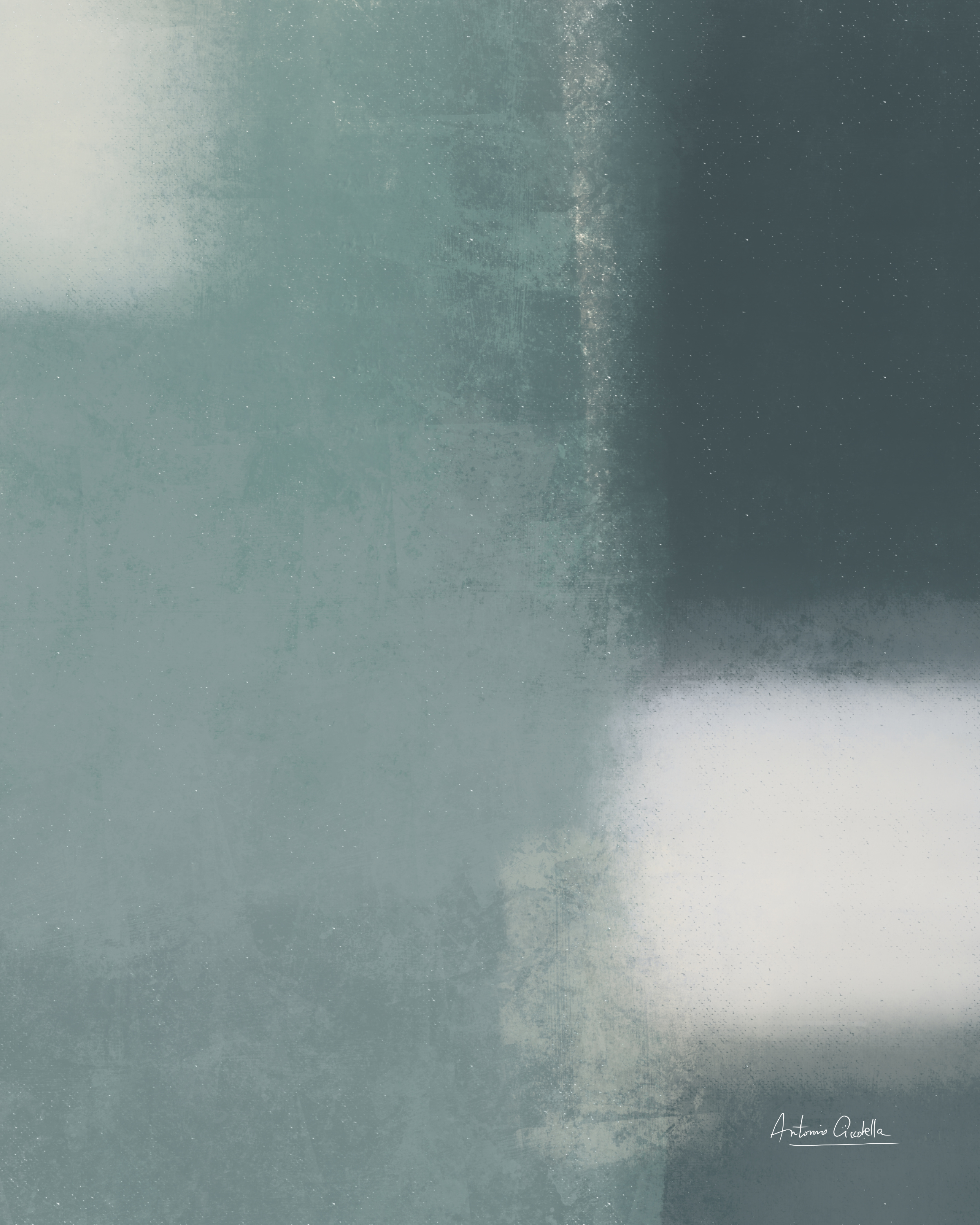 Acqua Mist | Minimalist Abstract Fine Art Print