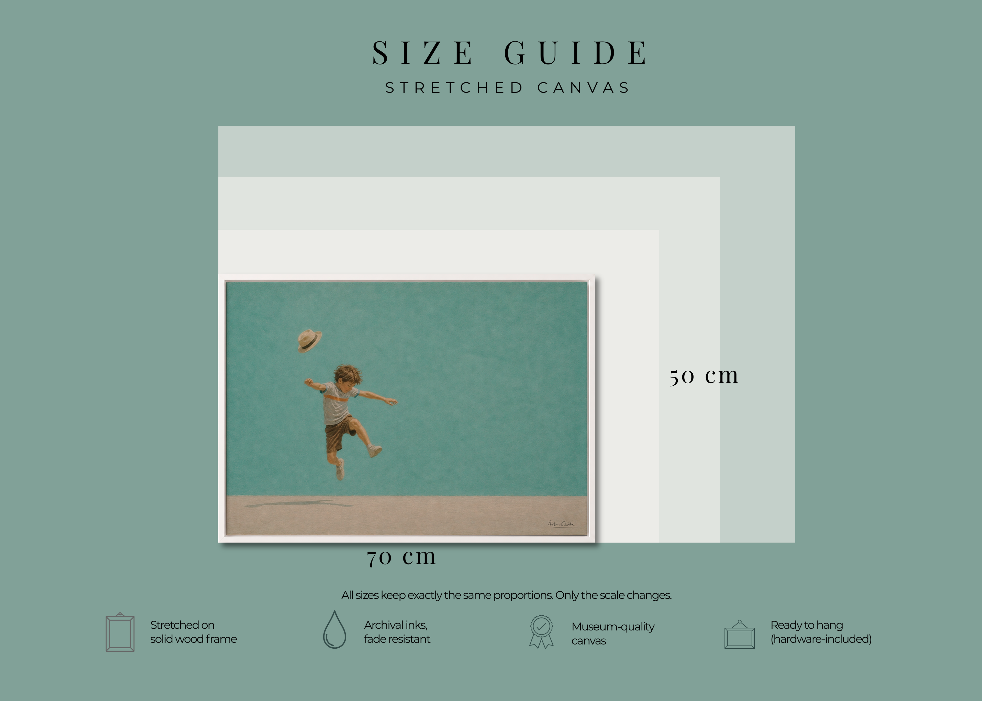 Childhood Memories VI | Framed Canvas | Minimalist Child Wall Art | Nostalgic Artwork