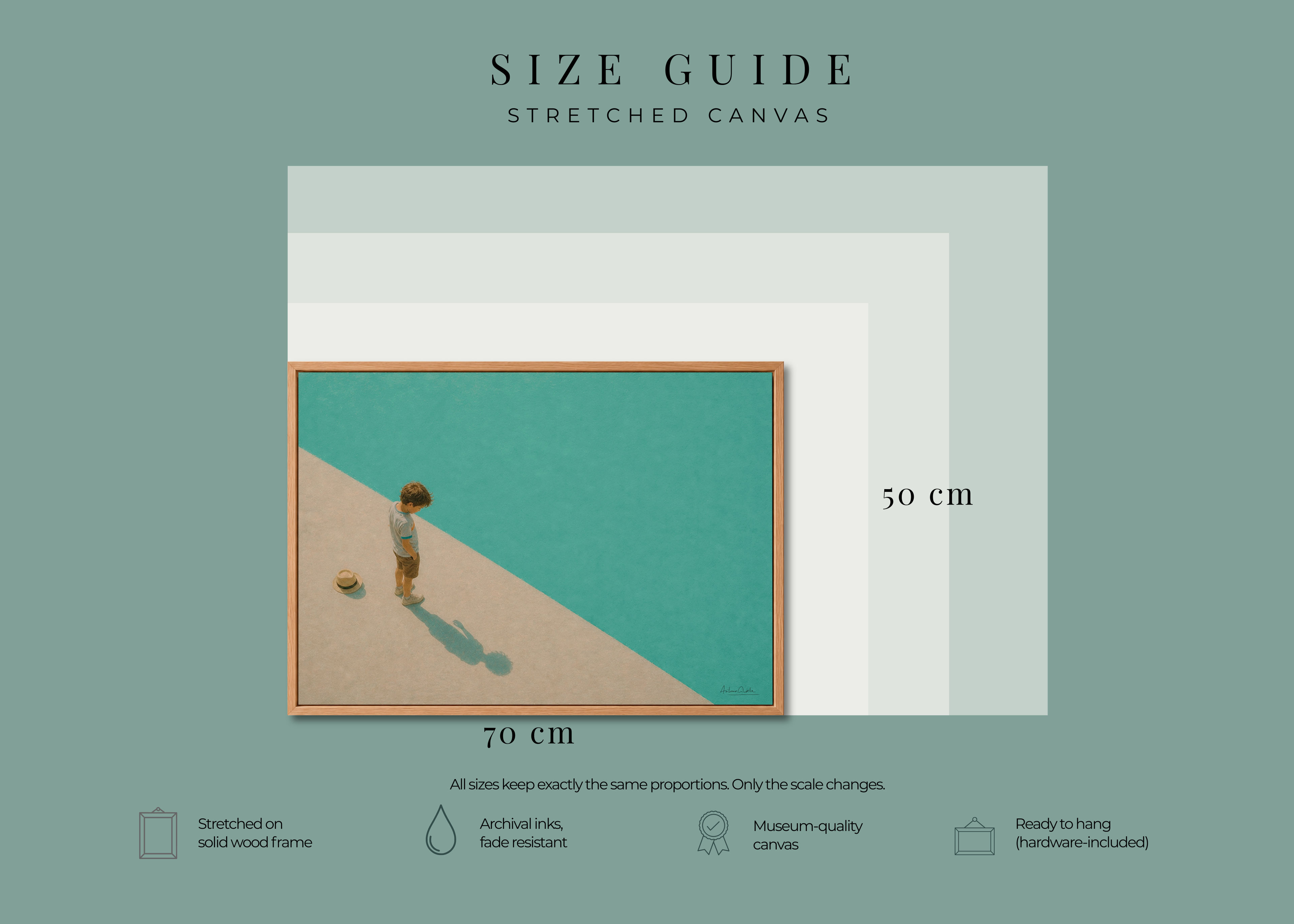 Childhood Memories VIII | Framed Canvas | Minimalist Child Wall Art | Nostalgic Artwork