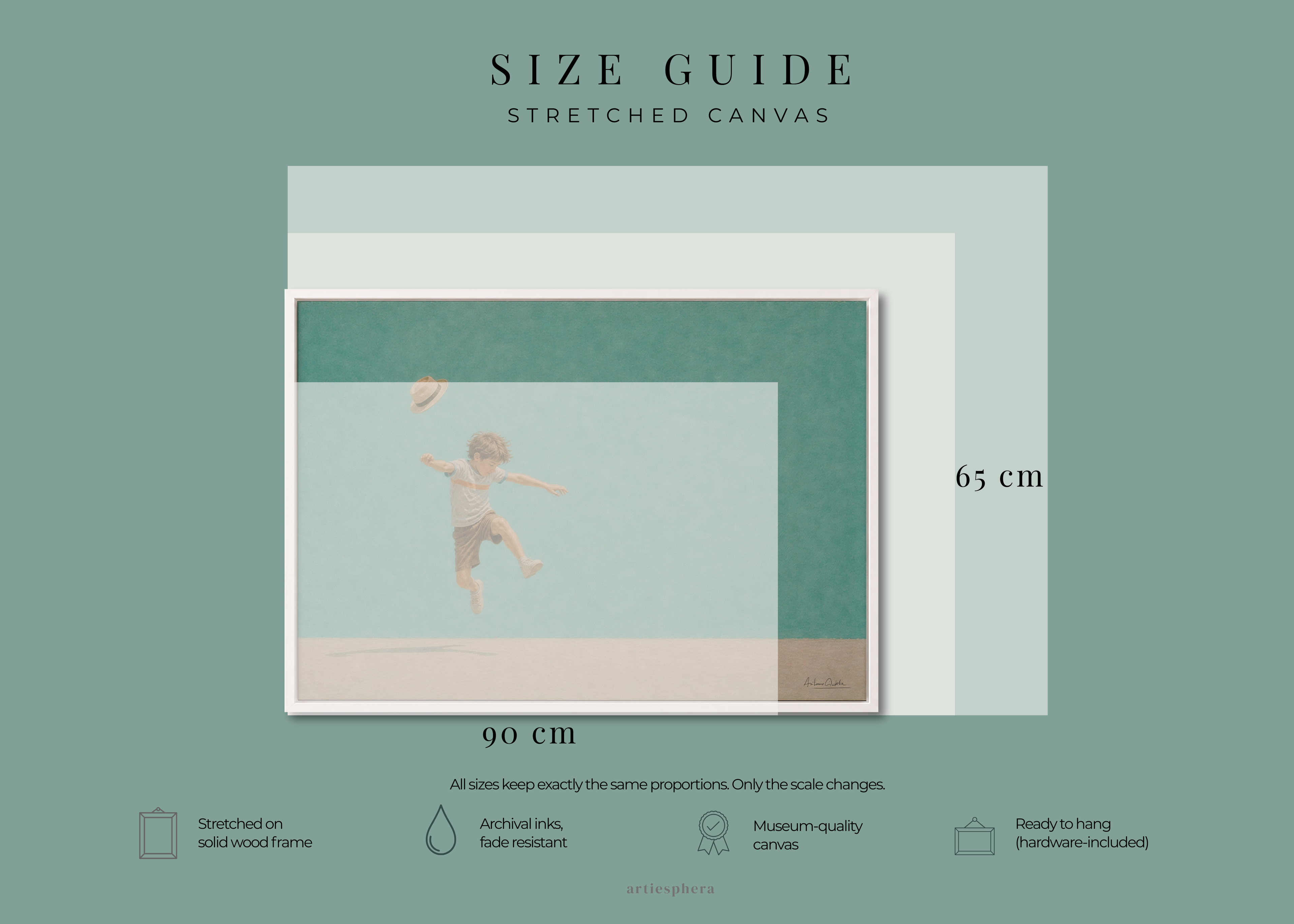 Childhood Memories VI | Framed Canvas | Minimalist Child Wall Art | Nostalgic Artwork