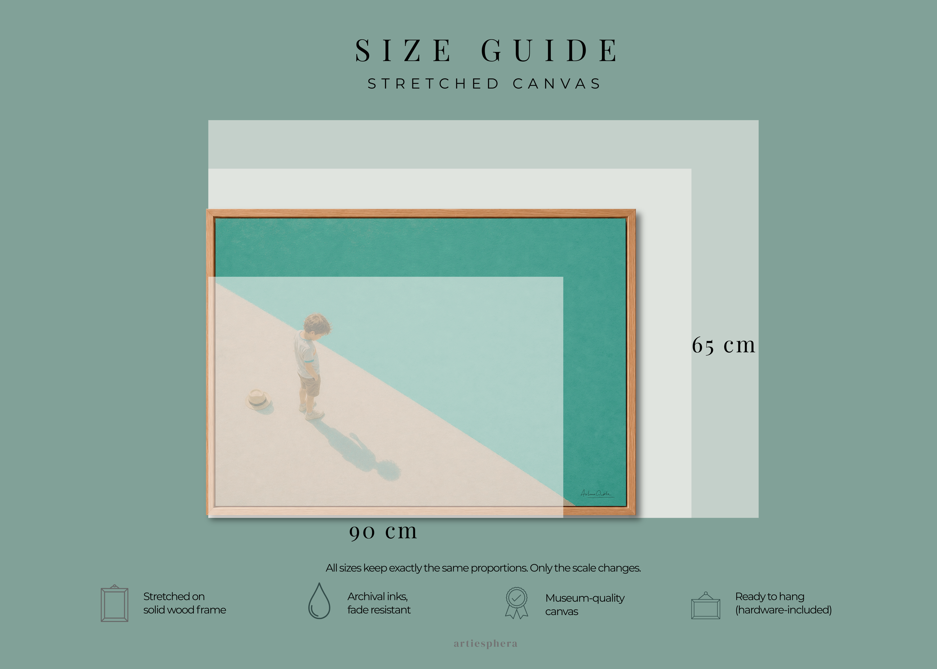 Childhood Memories VIII | Framed Canvas | Minimalist Child Wall Art | Nostalgic Artwork