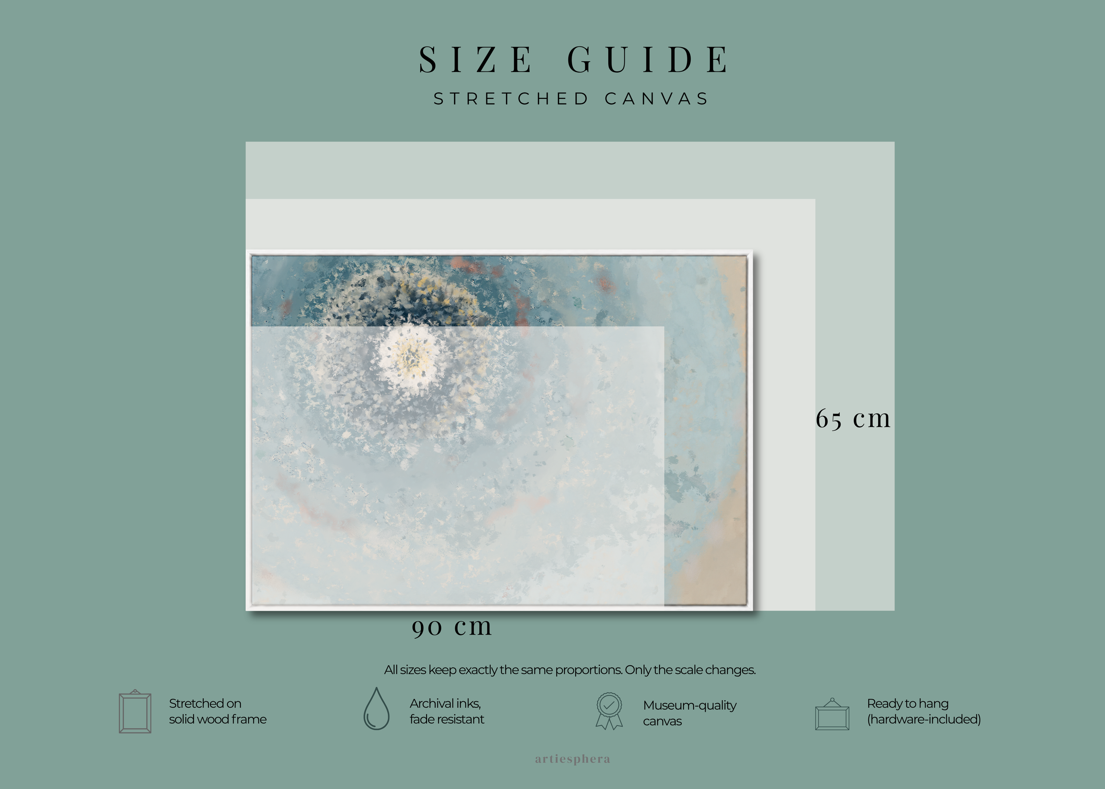 Resonant Emergence | Framed Canvas Print | Abstract Blue Wall Art