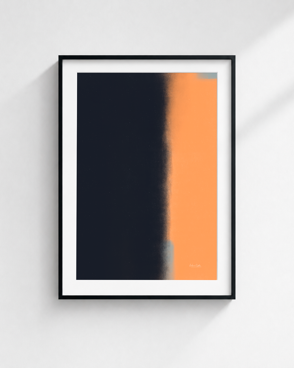 Obsidian Echo | Minimalist Abstract Fine Art Print