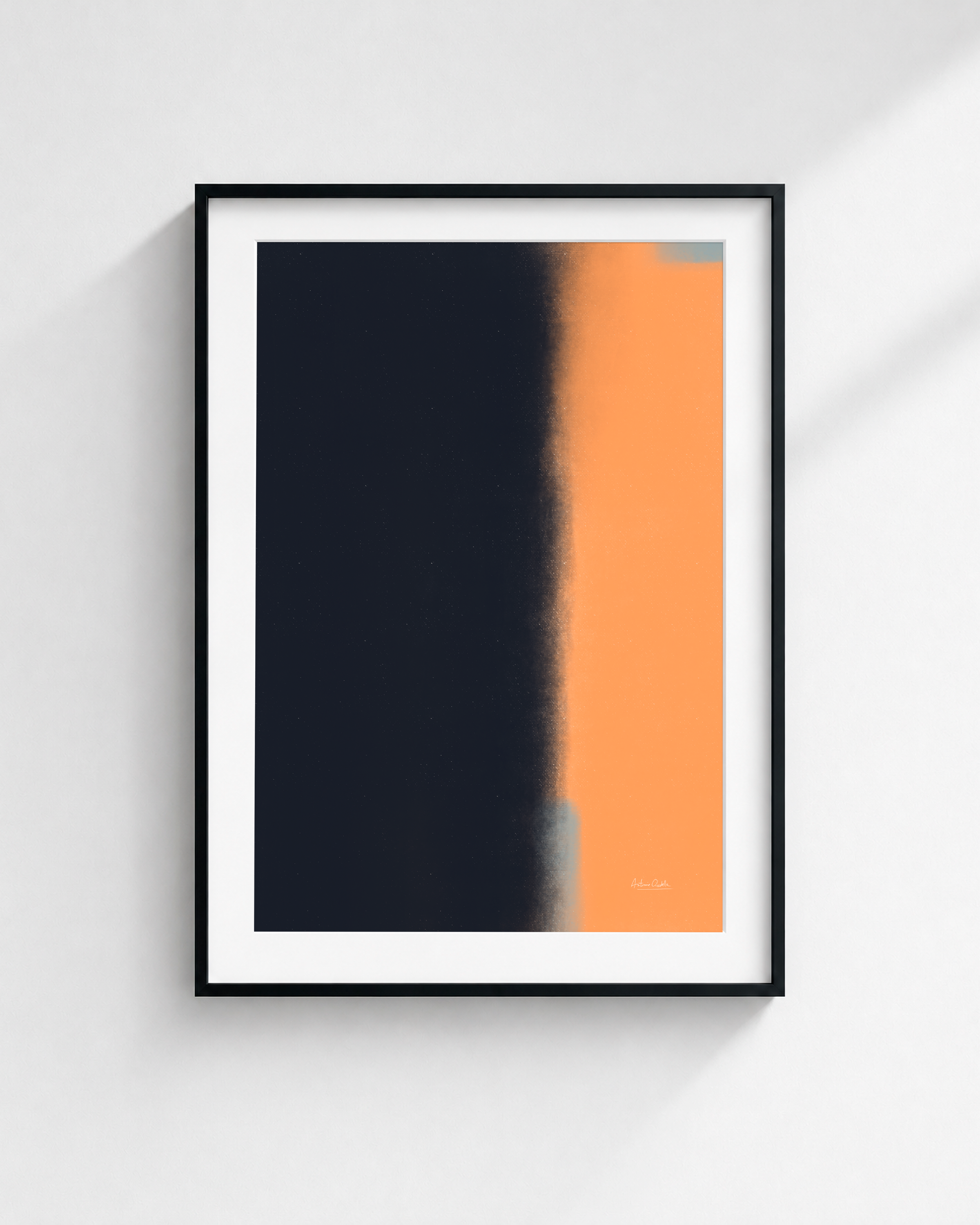 Obsidian Echo | Minimalist Abstract Fine Art Print