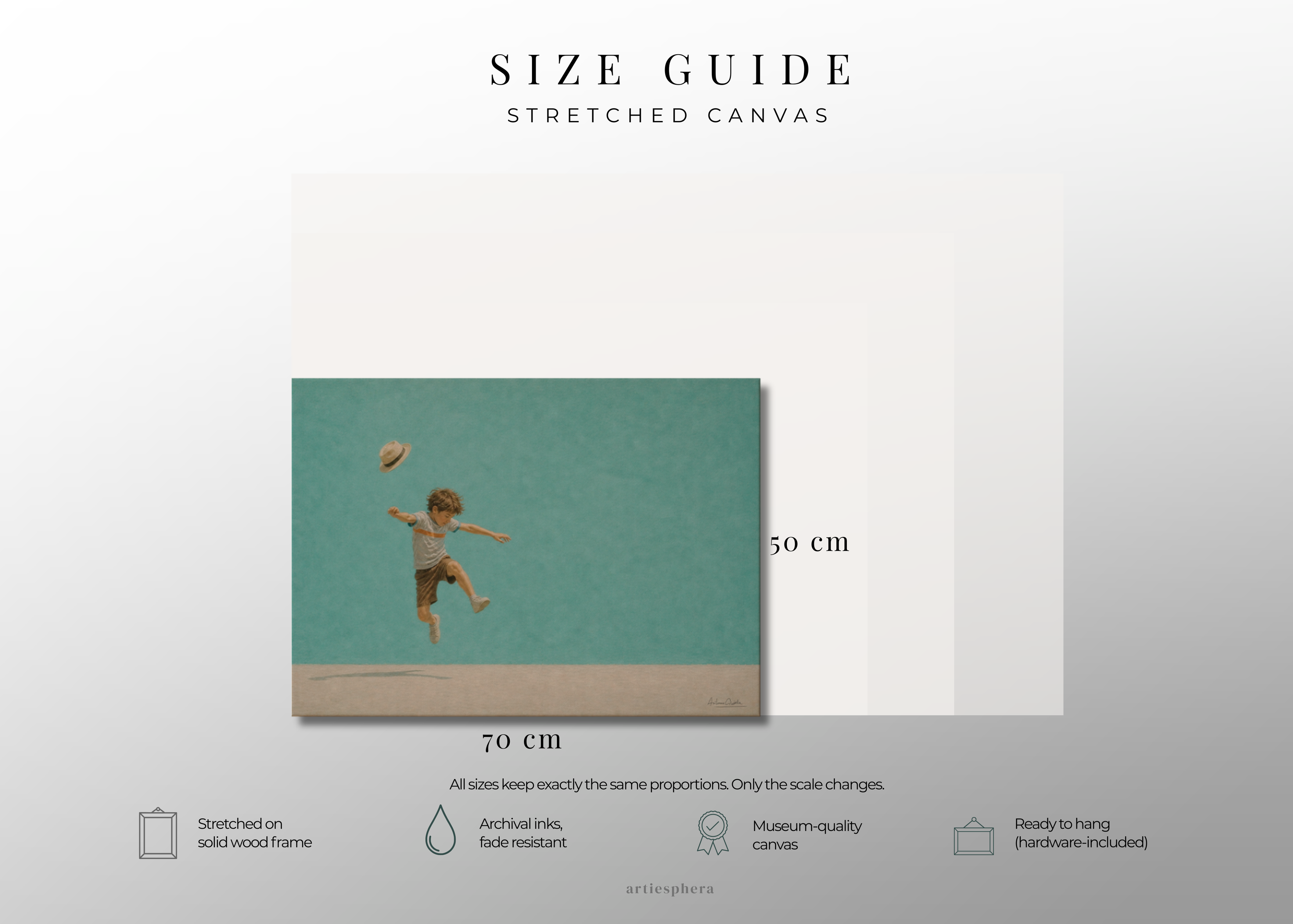 Childhood Memories VI | Canvas Print | Stretched Canvas | Minimalist Wall Art | Nostalgic Child Artwork | Museum-Quality Giclée Canvas