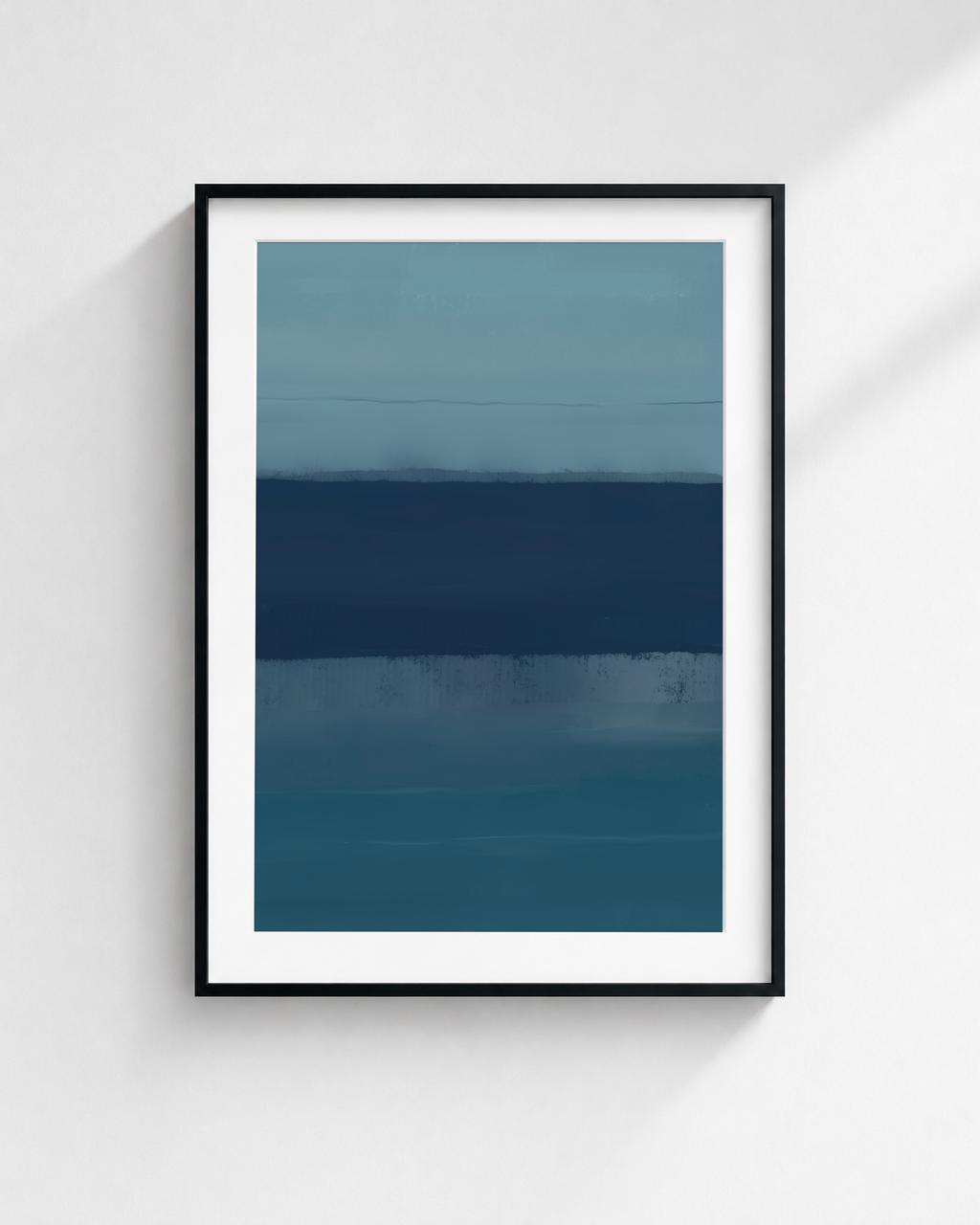 Slate Horizon | Minimalist Abstract Fine Art Print
