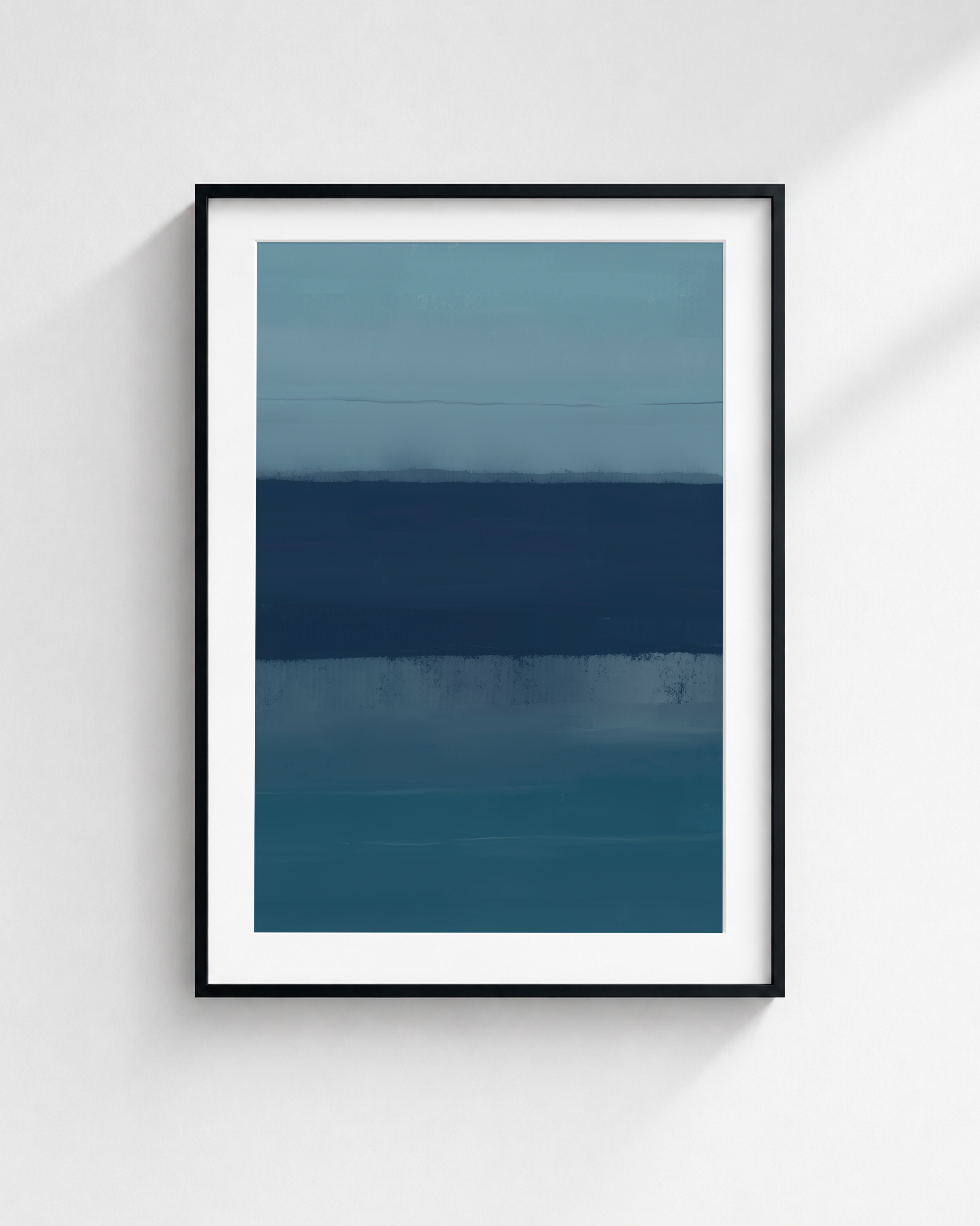 Slate Horizon | Minimalist Abstract Fine Art Print