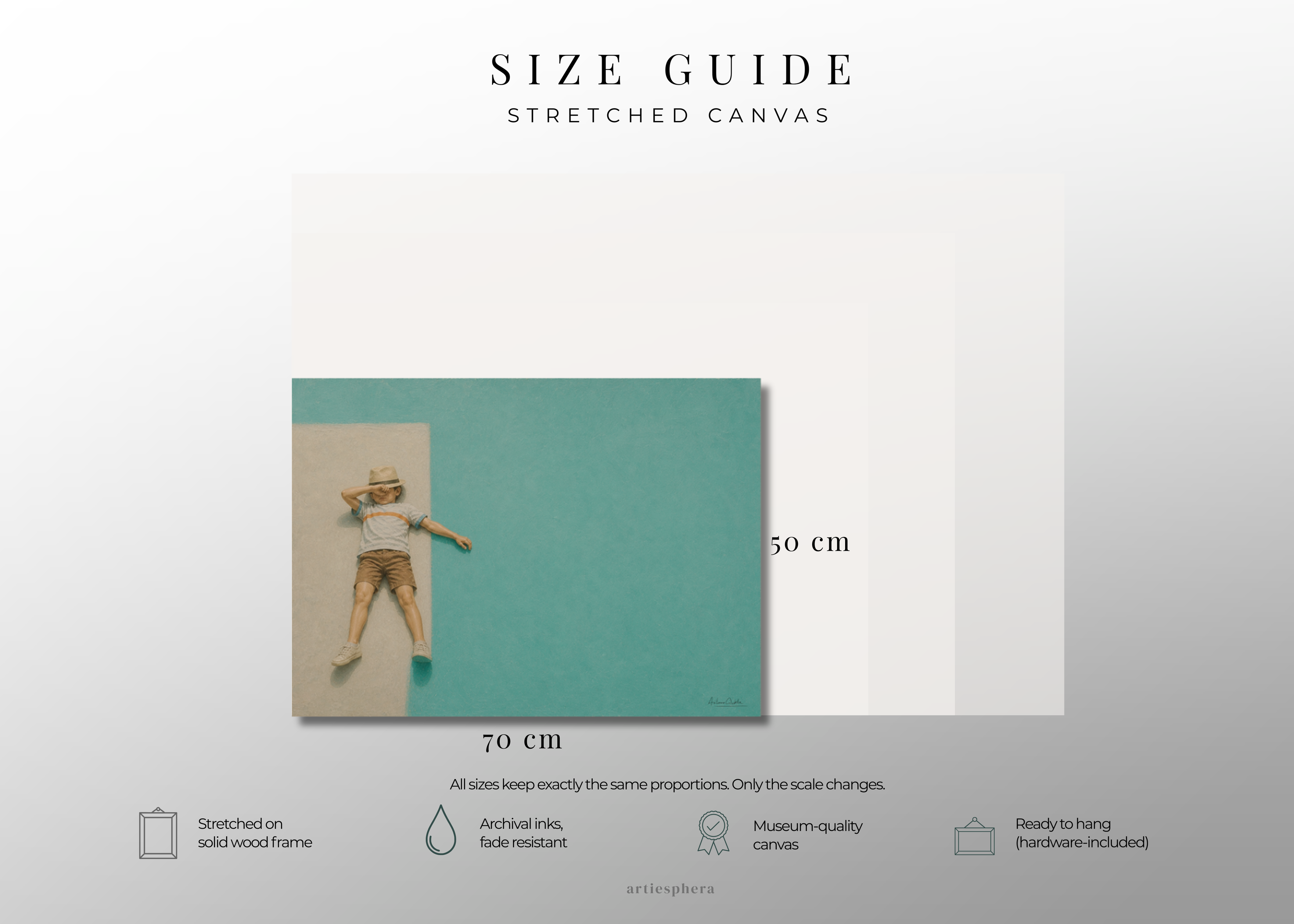 Childhood Memories VII | Canvas Print | Stretched Canvas | Minimalist Wall Art | Nostalgic Child Artwork | Museum-Quality Giclée Canvas