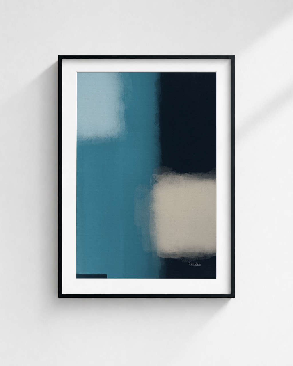 Held Structure | Minimalist Abstract Fine Art Print