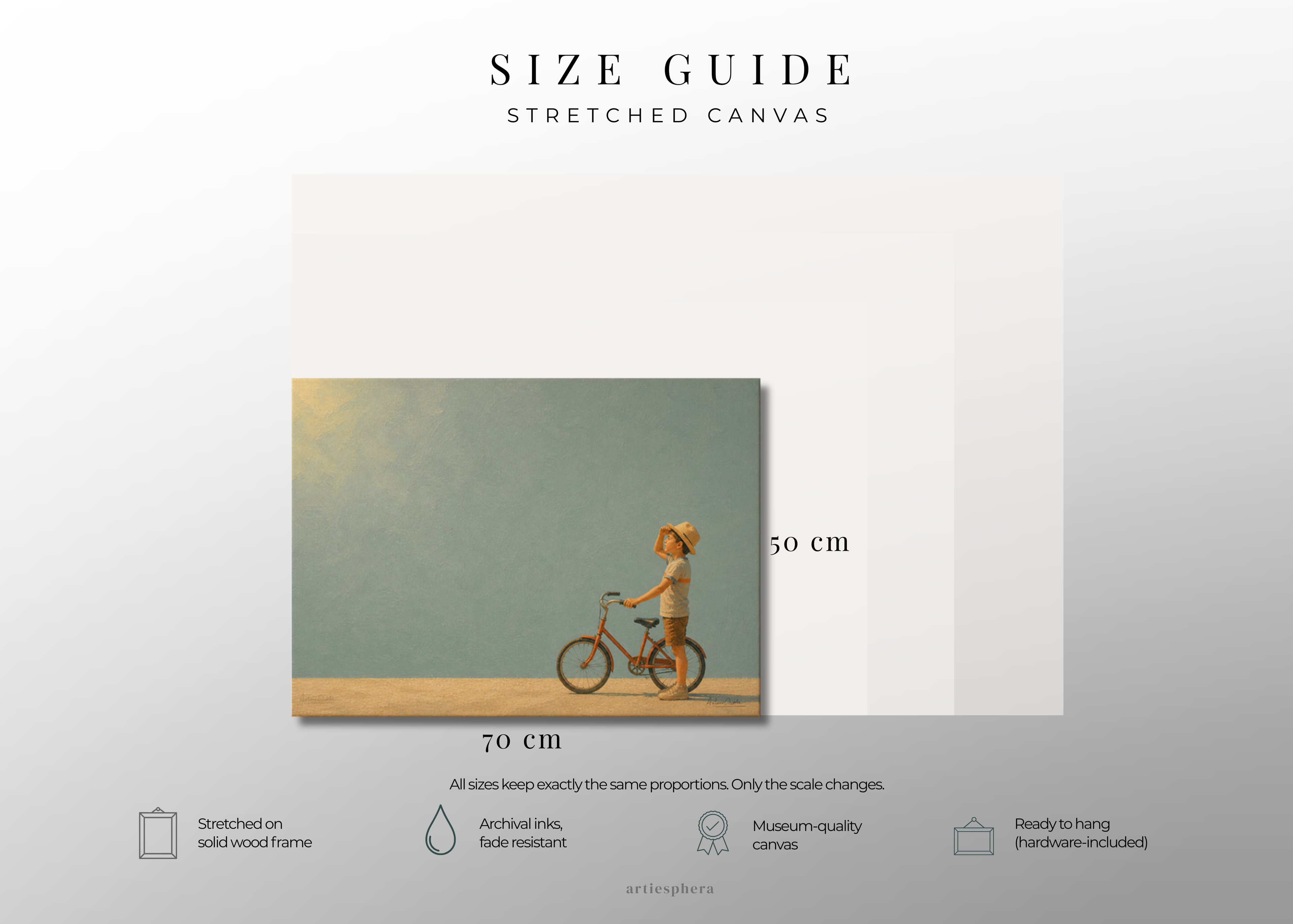 Childhood Memories V | Canvas Print | Stretched Canvas | Minimalist Wall Art | Nostalgic Child Artwork | Museum-Quality Giclée Canvas