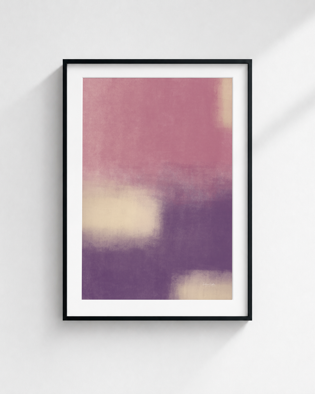 Violet Haze | Minimalist Abstract Fine Art Print