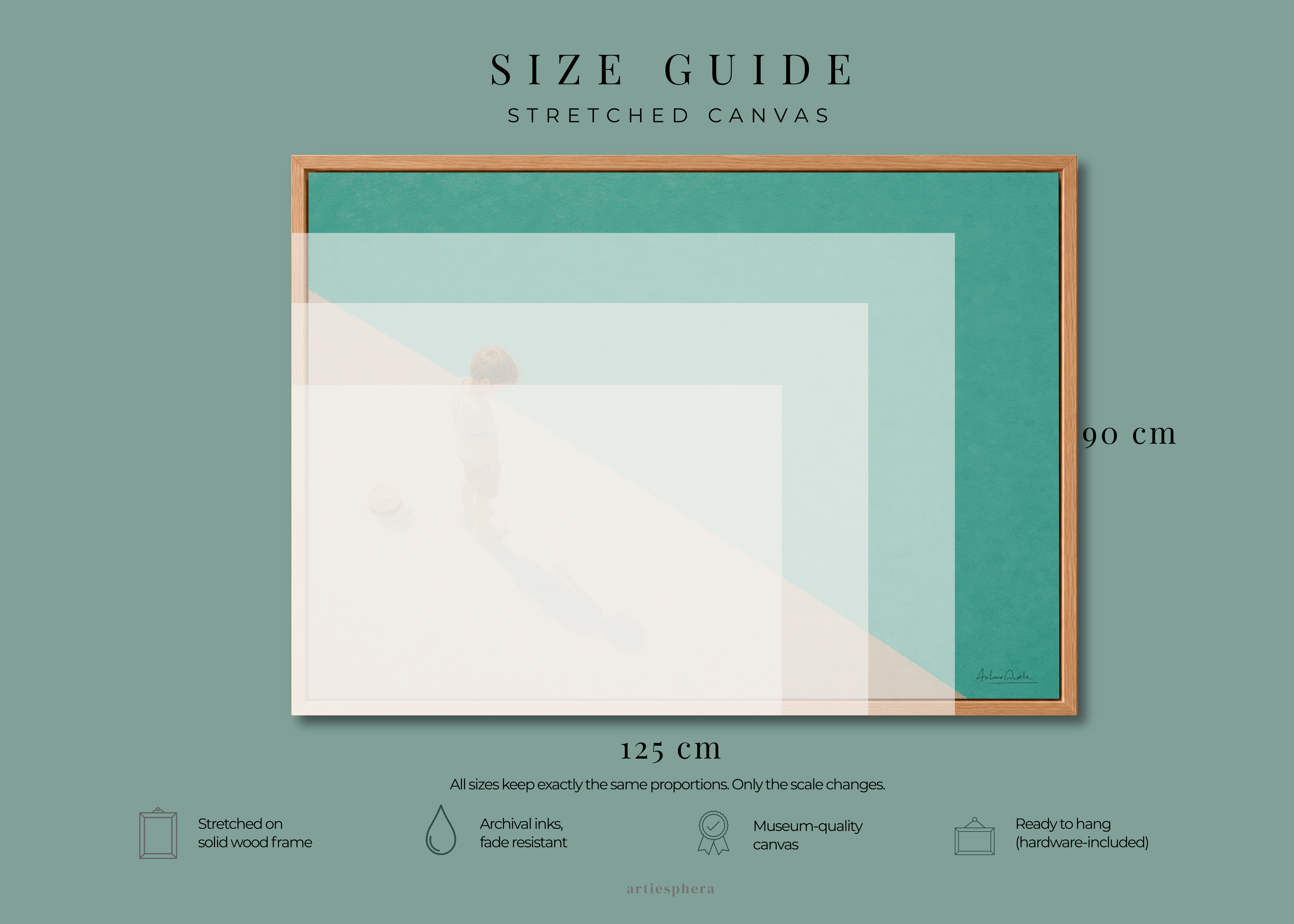 Childhood Memories VIII | Framed Canvas | Minimalist Child Wall Art | Nostalgic Artwork