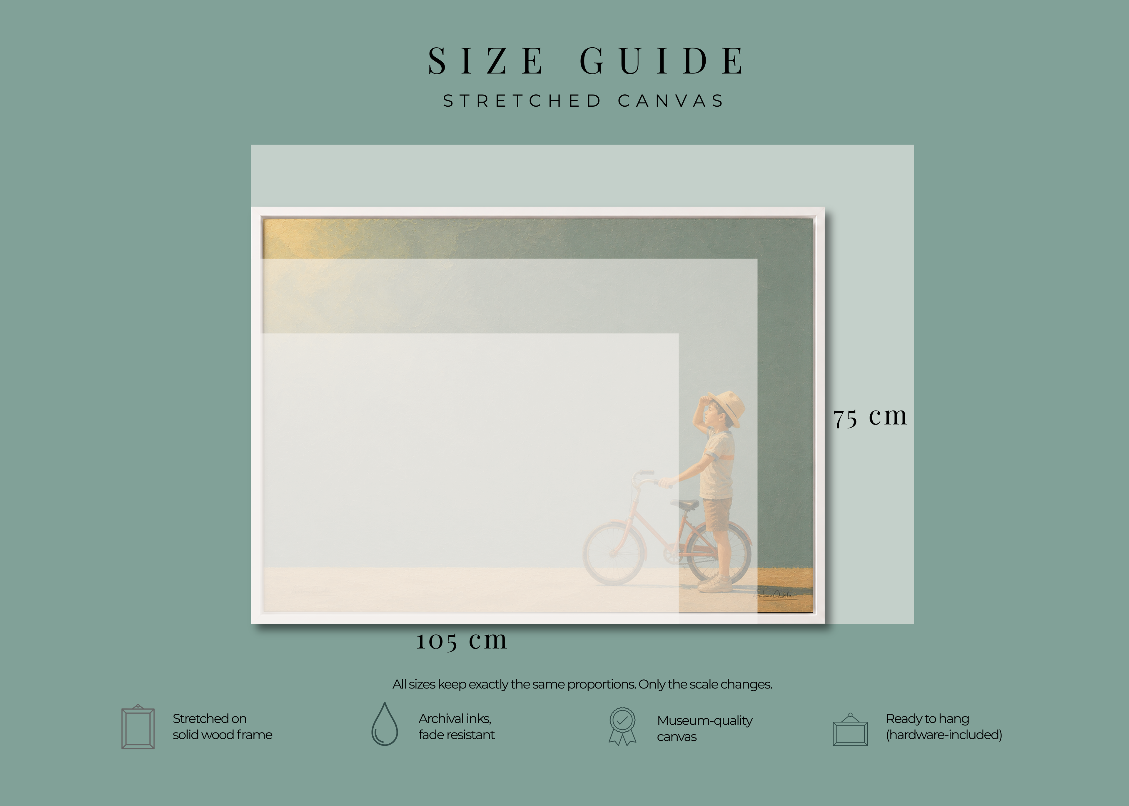 Childhood Memories V | Framed Canvas | Minimalist Child Wall Art | Nostalgic Artwork