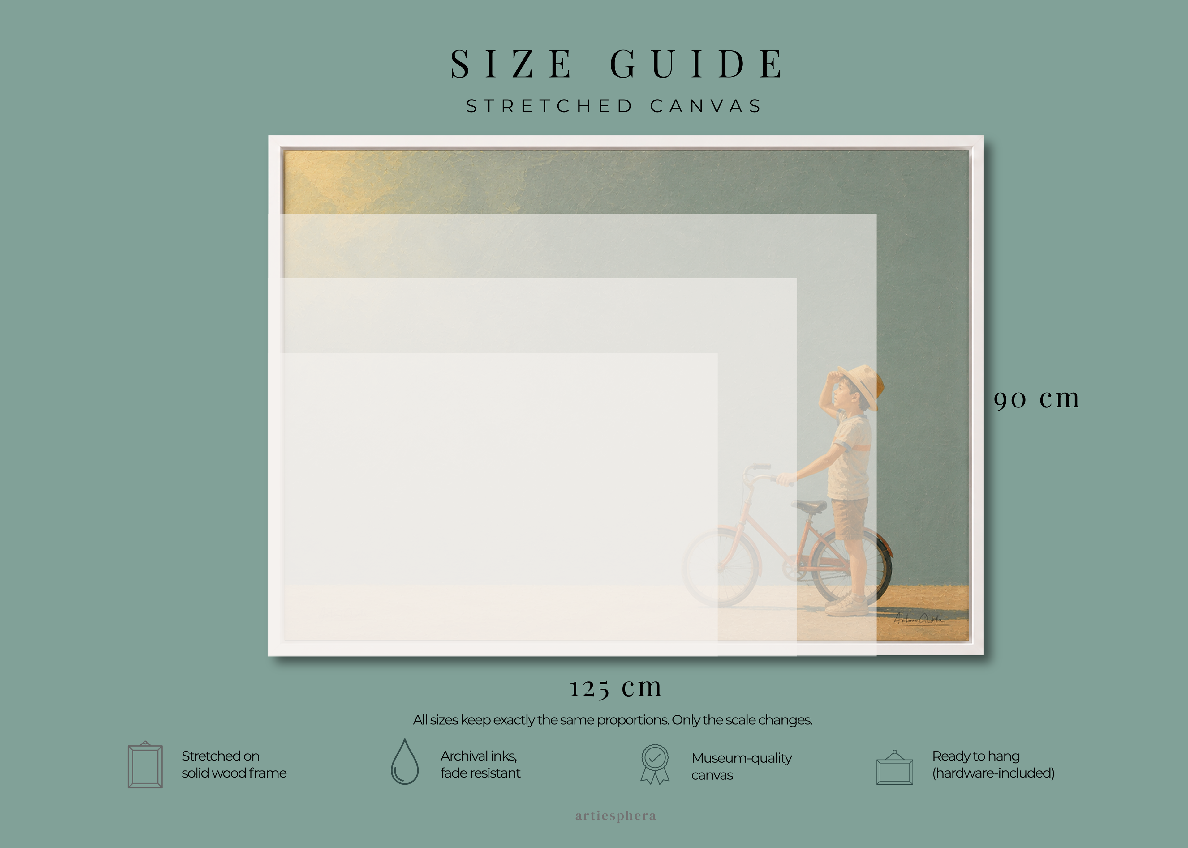 Childhood Memories V | Framed Canvas | Minimalist Child Wall Art | Nostalgic Artwork