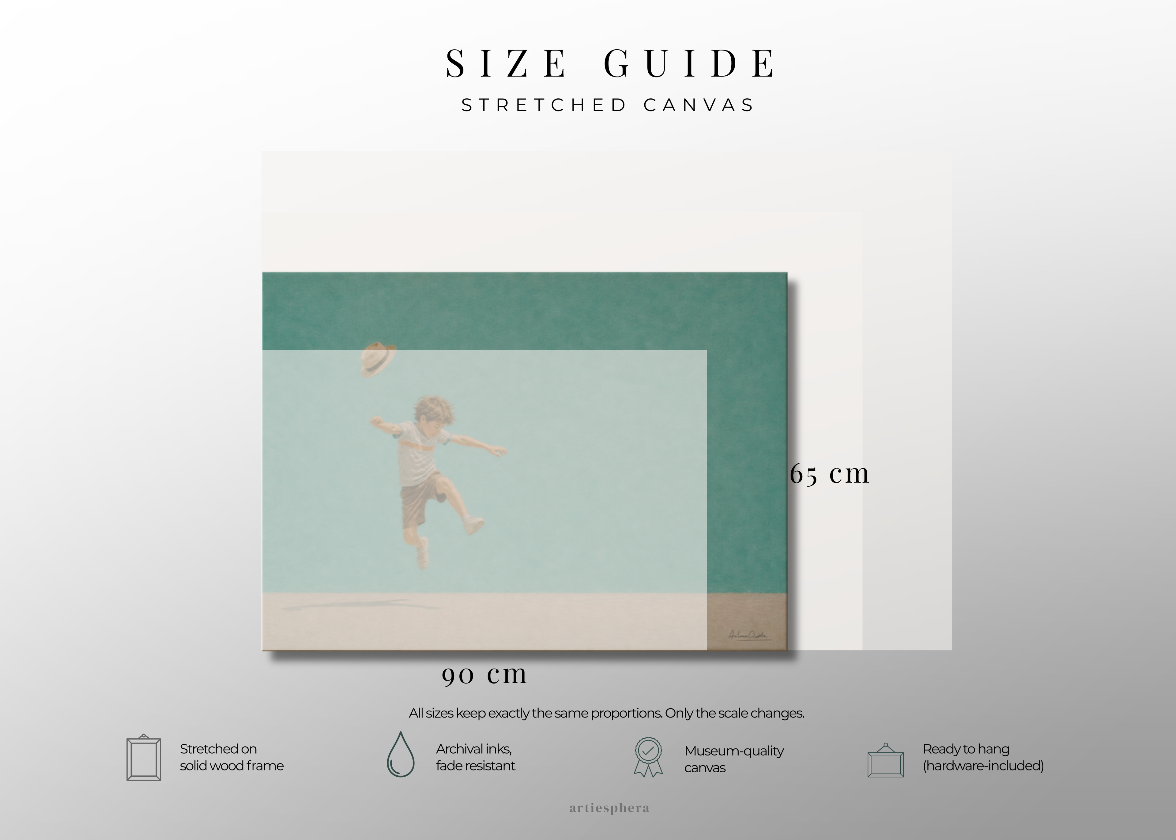 Childhood Memories VI | Canvas Print | Stretched Canvas | Minimalist Wall Art | Nostalgic Child Artwork | Museum-Quality Giclée Canvas