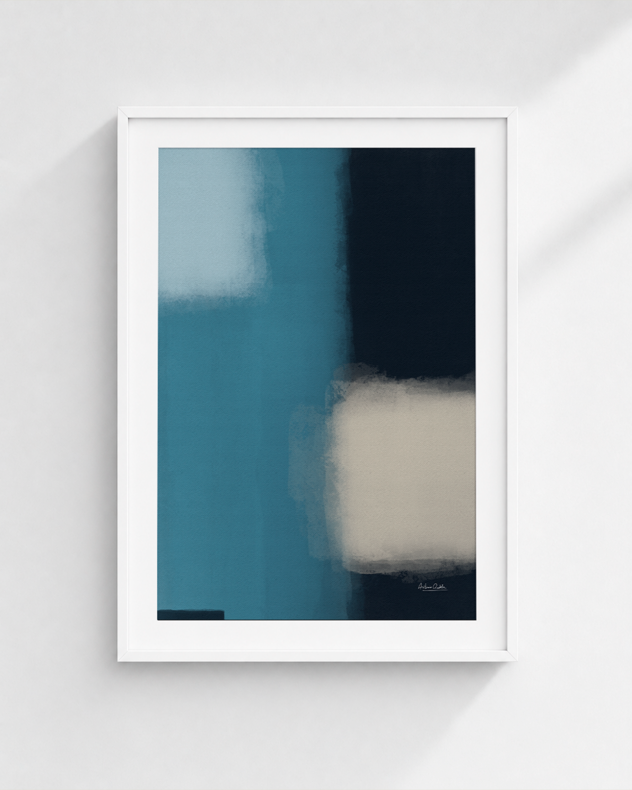 Held Structure | Minimalist Abstract Fine Art Print