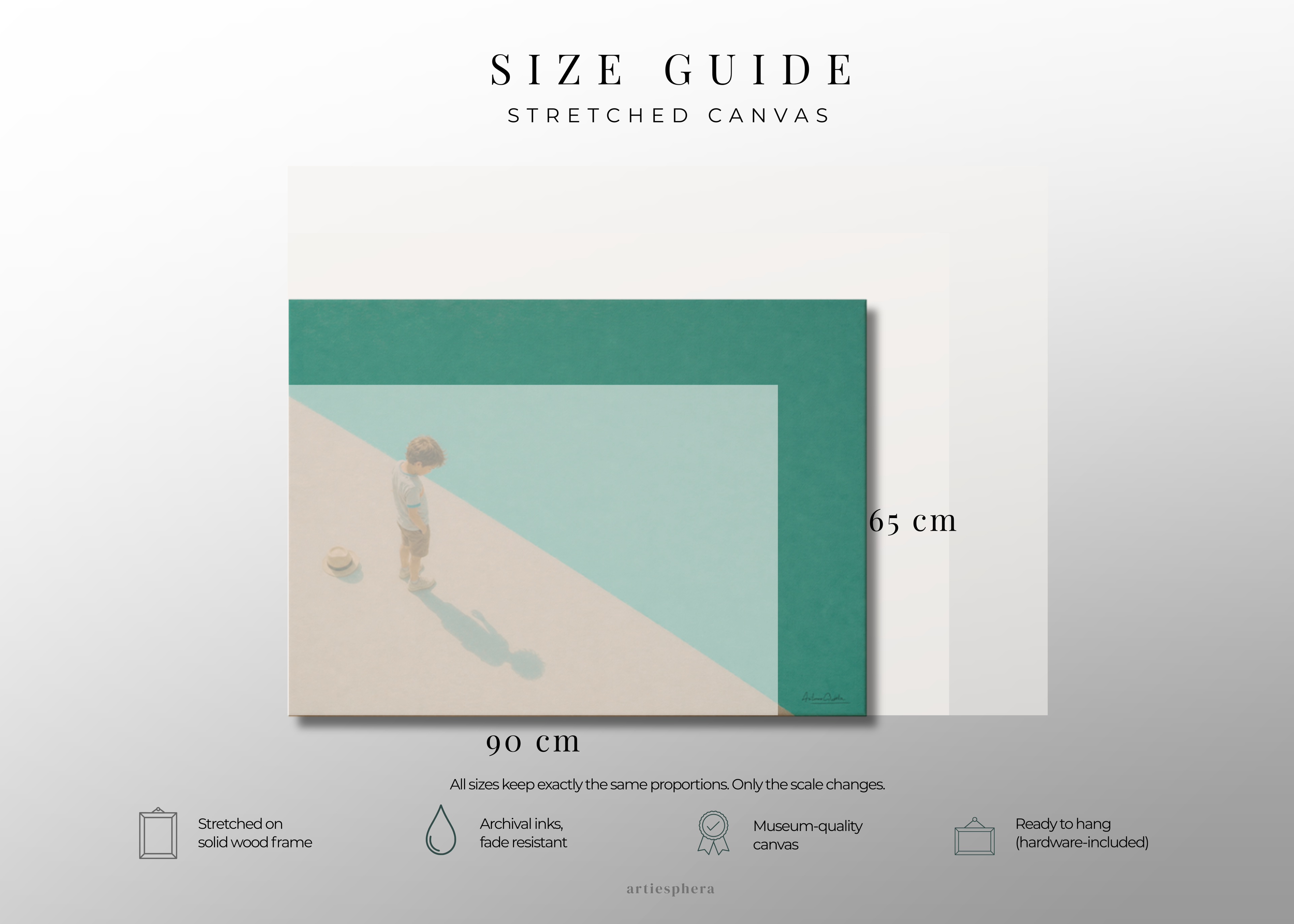Childhood Memories VIII | Canvas Print | Stretched Canvas | Minimalist Wall Art | Nostalgic Child Artwork | Museum-Quality Giclée Canvas