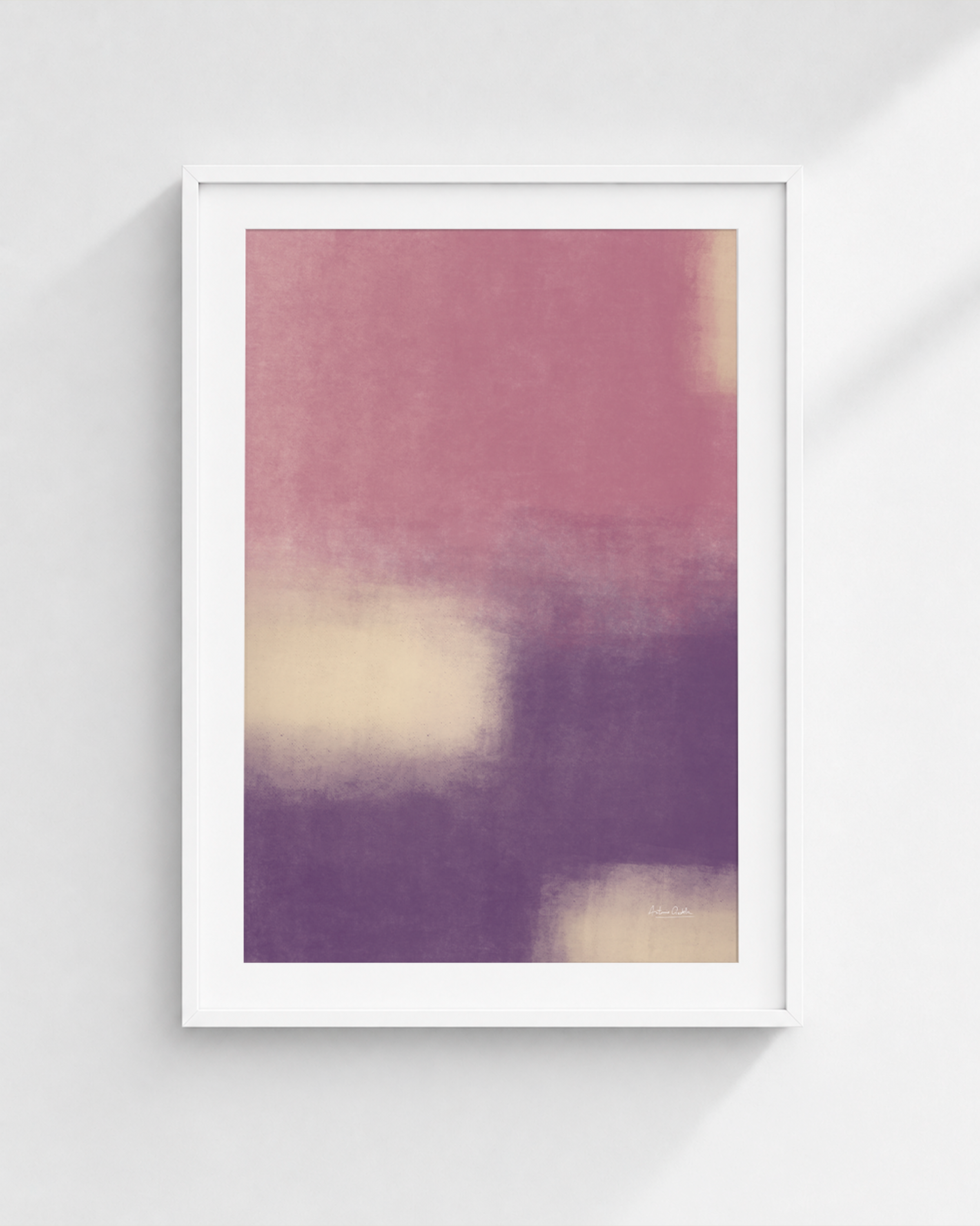 Violet Haze | Minimalist Abstract Fine Art Print