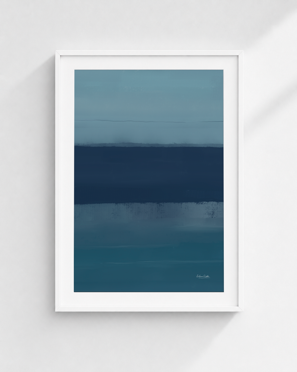 Slate Horizon | Minimalist Abstract Fine Art Print