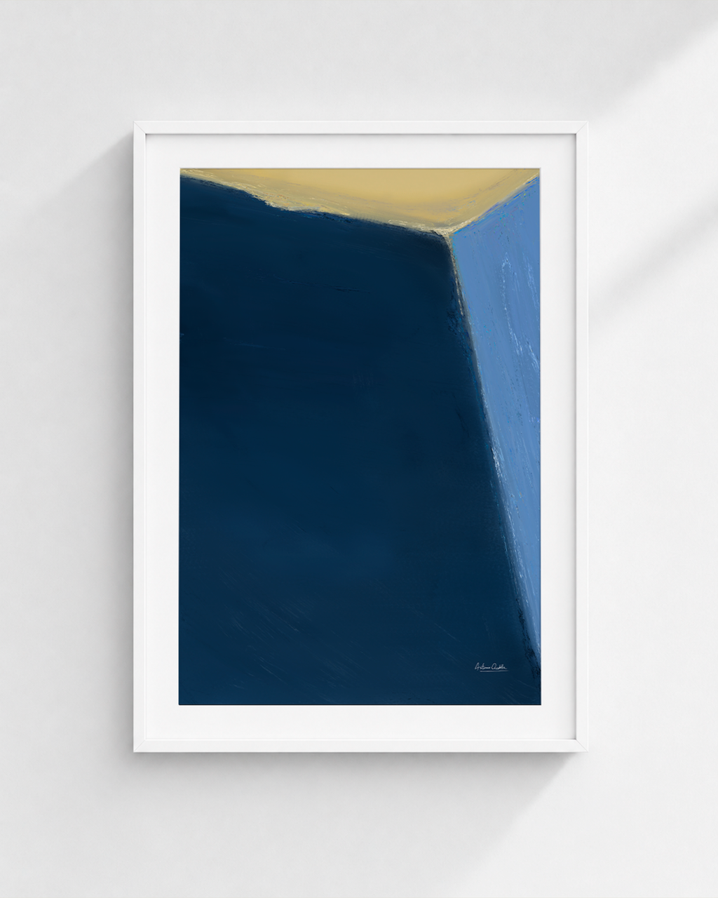 Held Between Tones I | Minimalist Abstract Fine Art Print