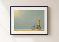 Childhood Memories V | Framed Fine Art Print | Minimalist Wall Art | Nostalgic Child Artwork | Museum-Quality Giclée Print