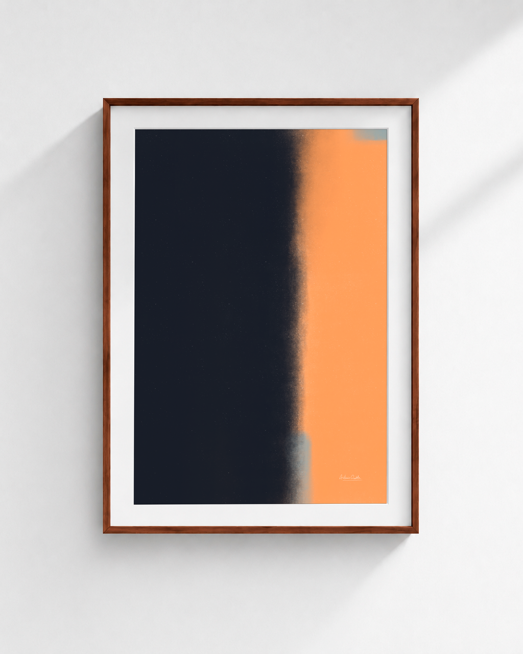 Obsidian Echo | Minimalist Abstract Fine Art Print
