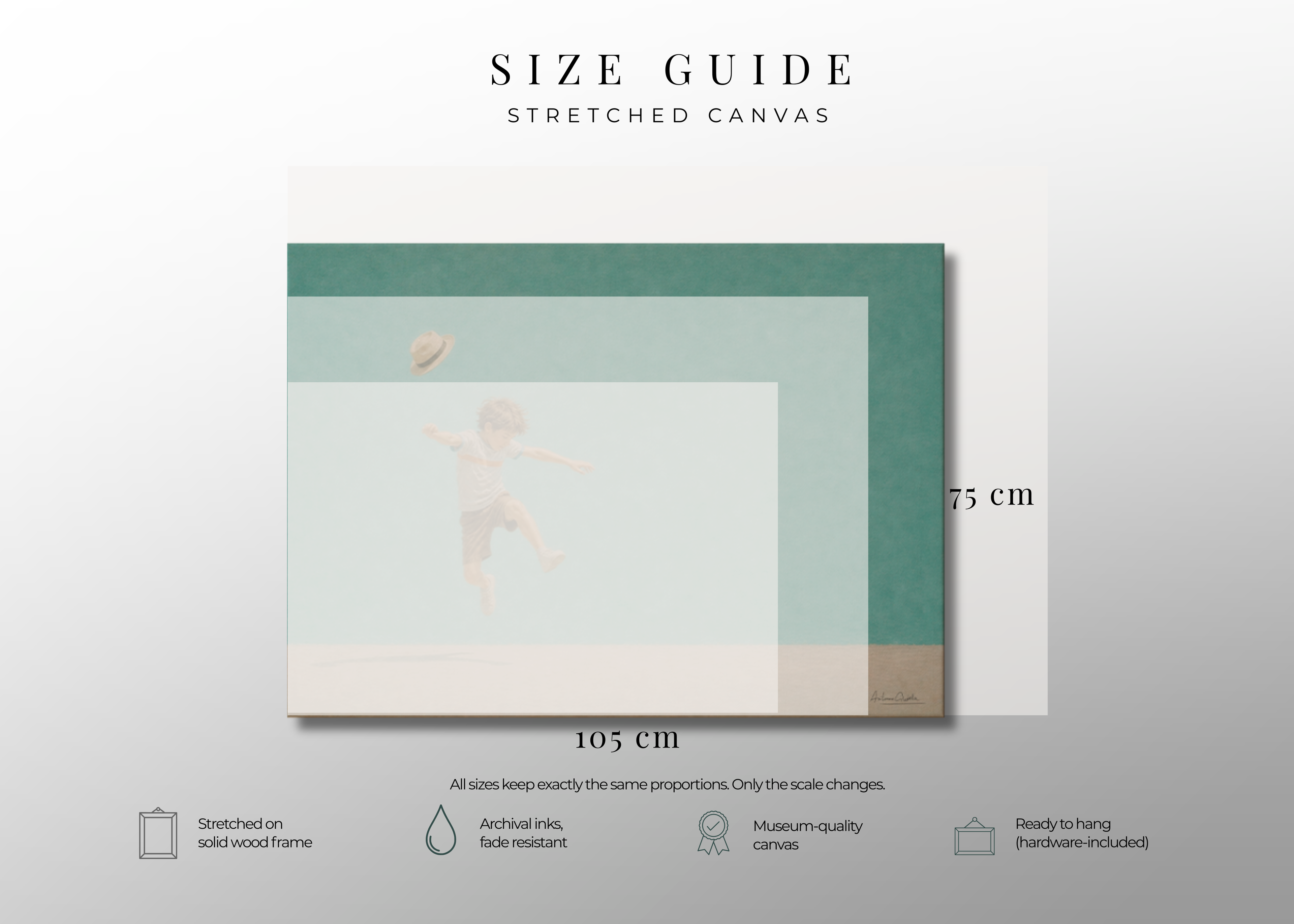 Childhood Memories VI | Canvas Print | Stretched Canvas | Minimalist Wall Art | Nostalgic Child Artwork | Museum-Quality Giclée Canvas
