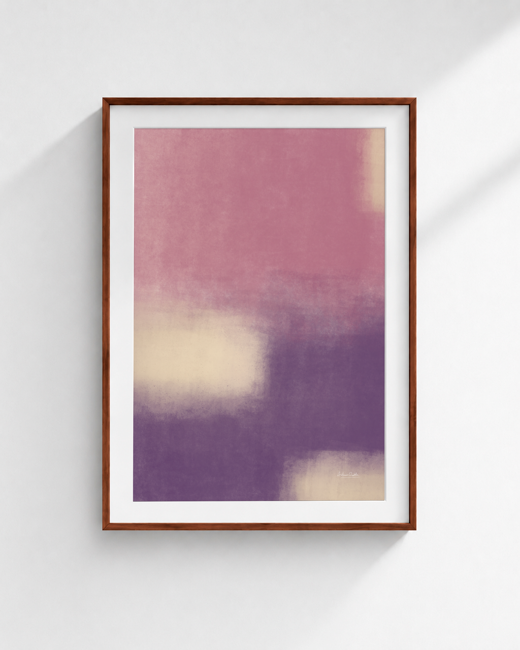 Violet Haze | Minimalist Abstract Fine Art Print
