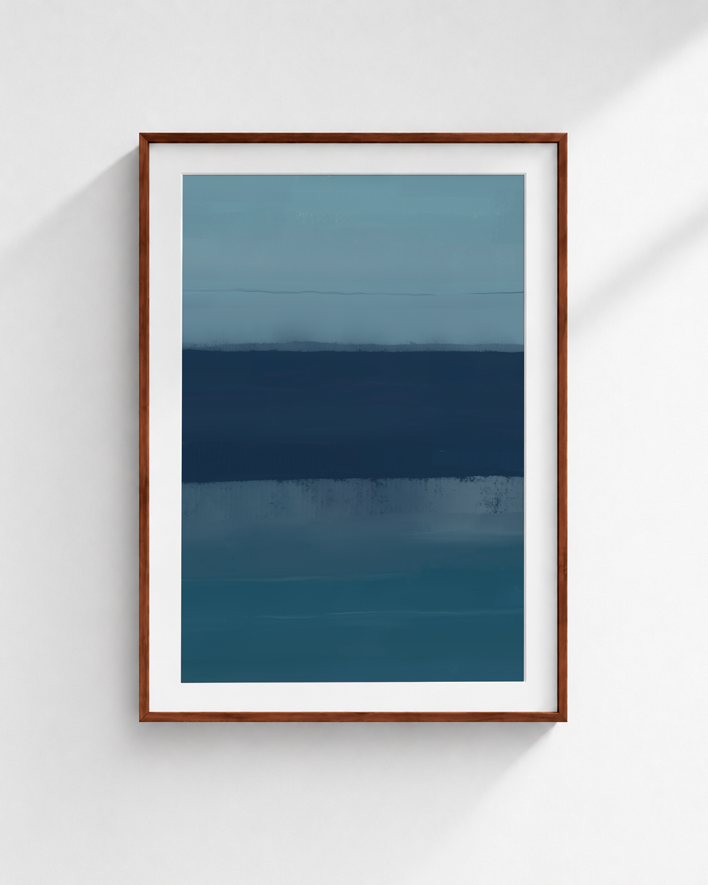 Slate Horizon | Minimalist Abstract Fine Art Print