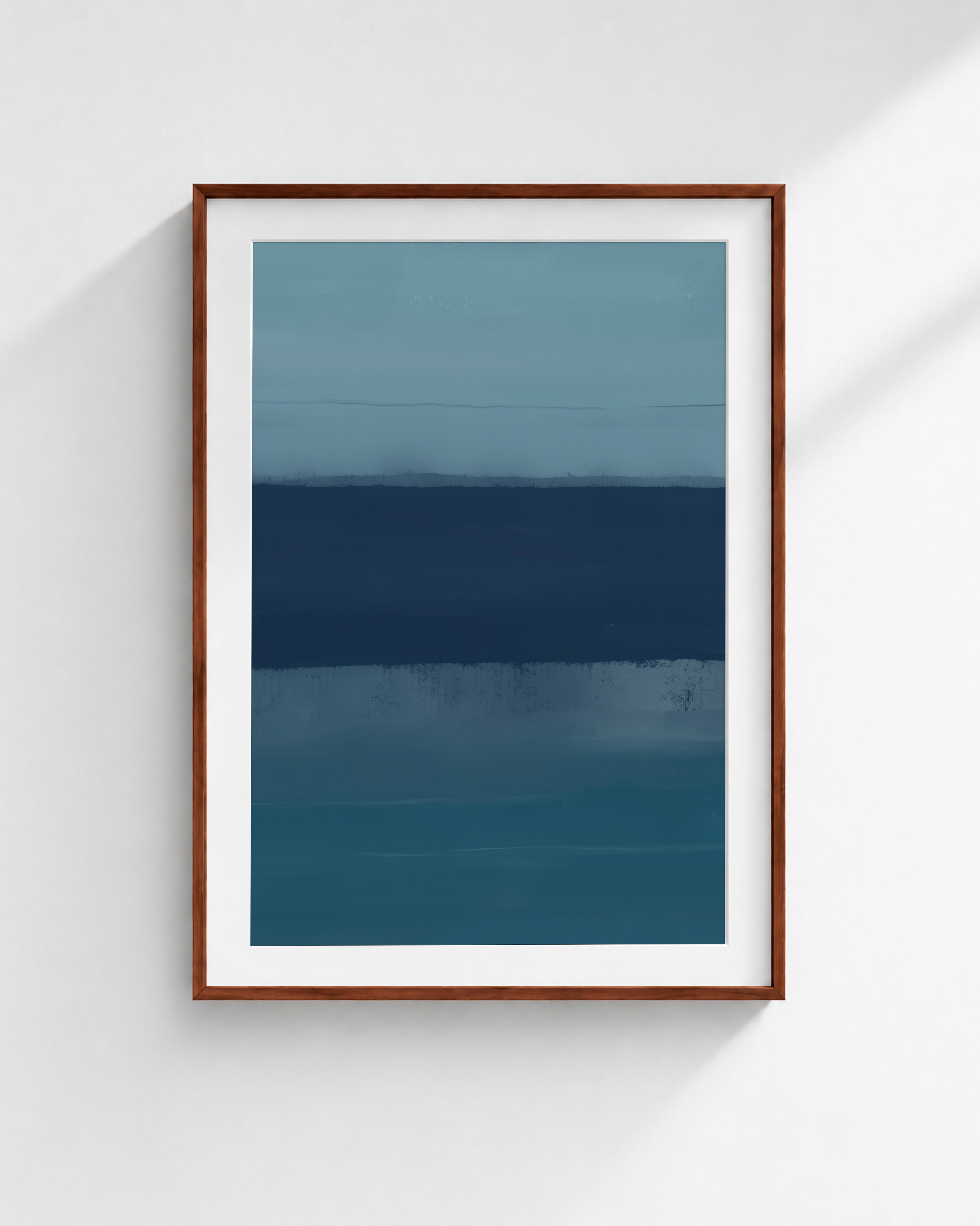 Slate Horizon | Minimalist Abstract Fine Art Print