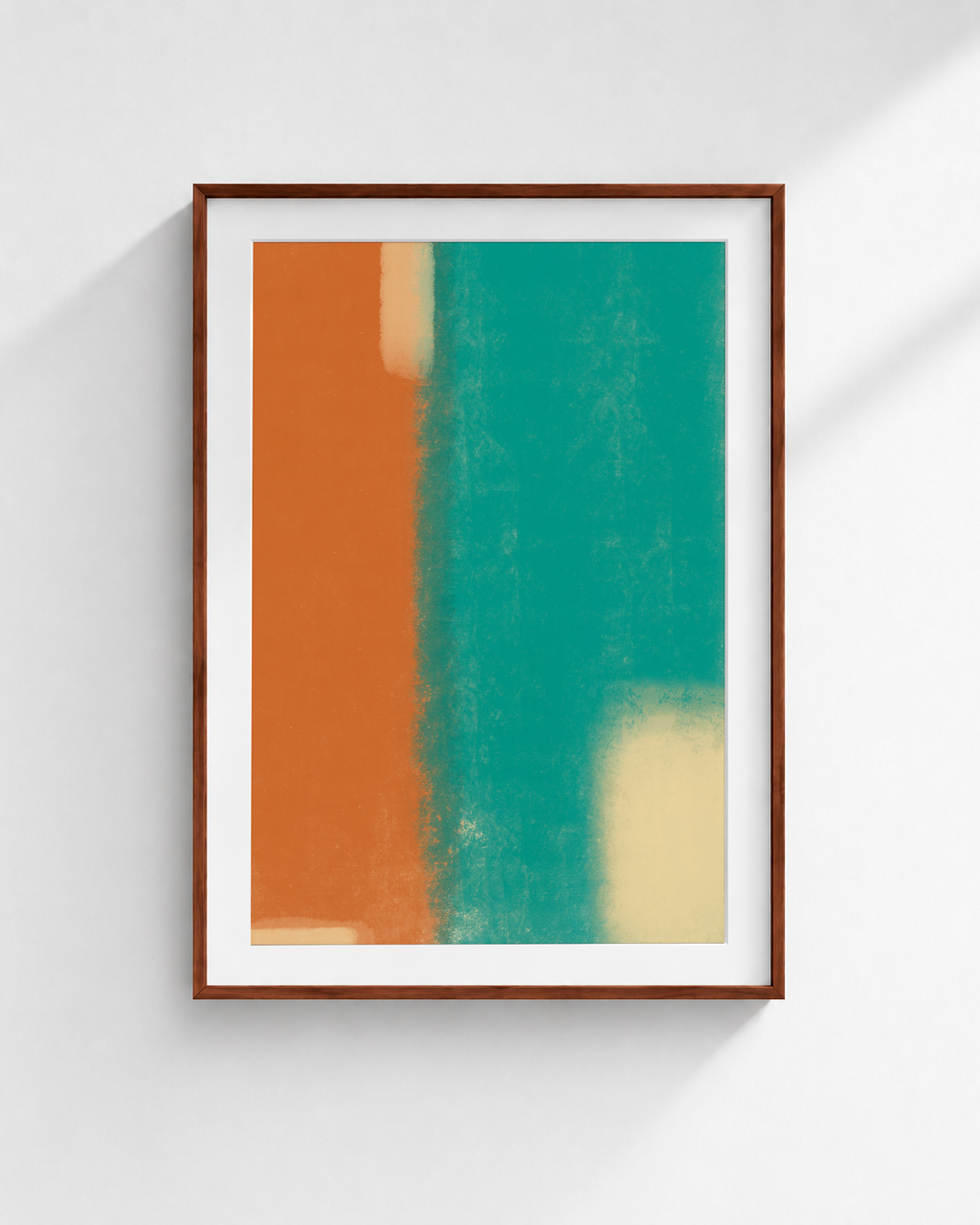 Moss & Rust | Minimalist Abstract Fine Art Print