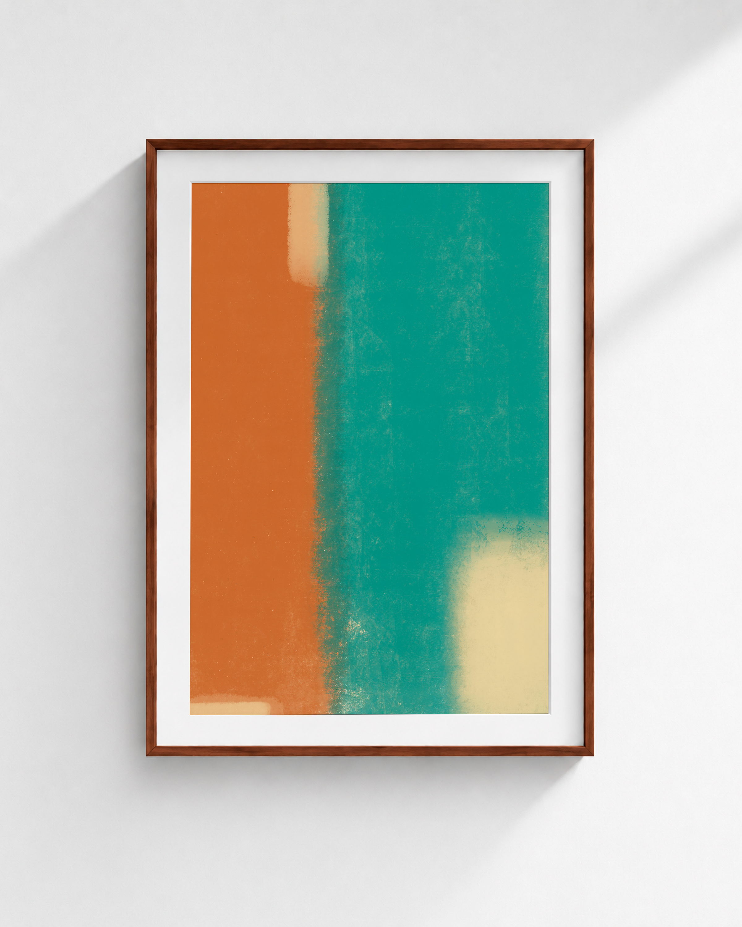 Moss & Rust | Minimalist Abstract Fine Art Print